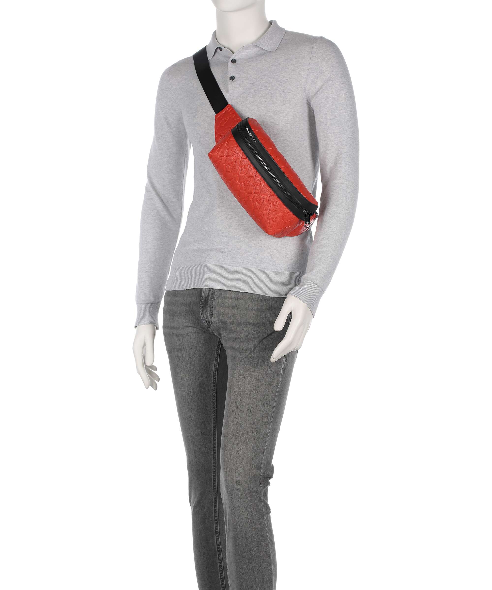 Armani Exchange Liam Belt bag pureed pumpkin