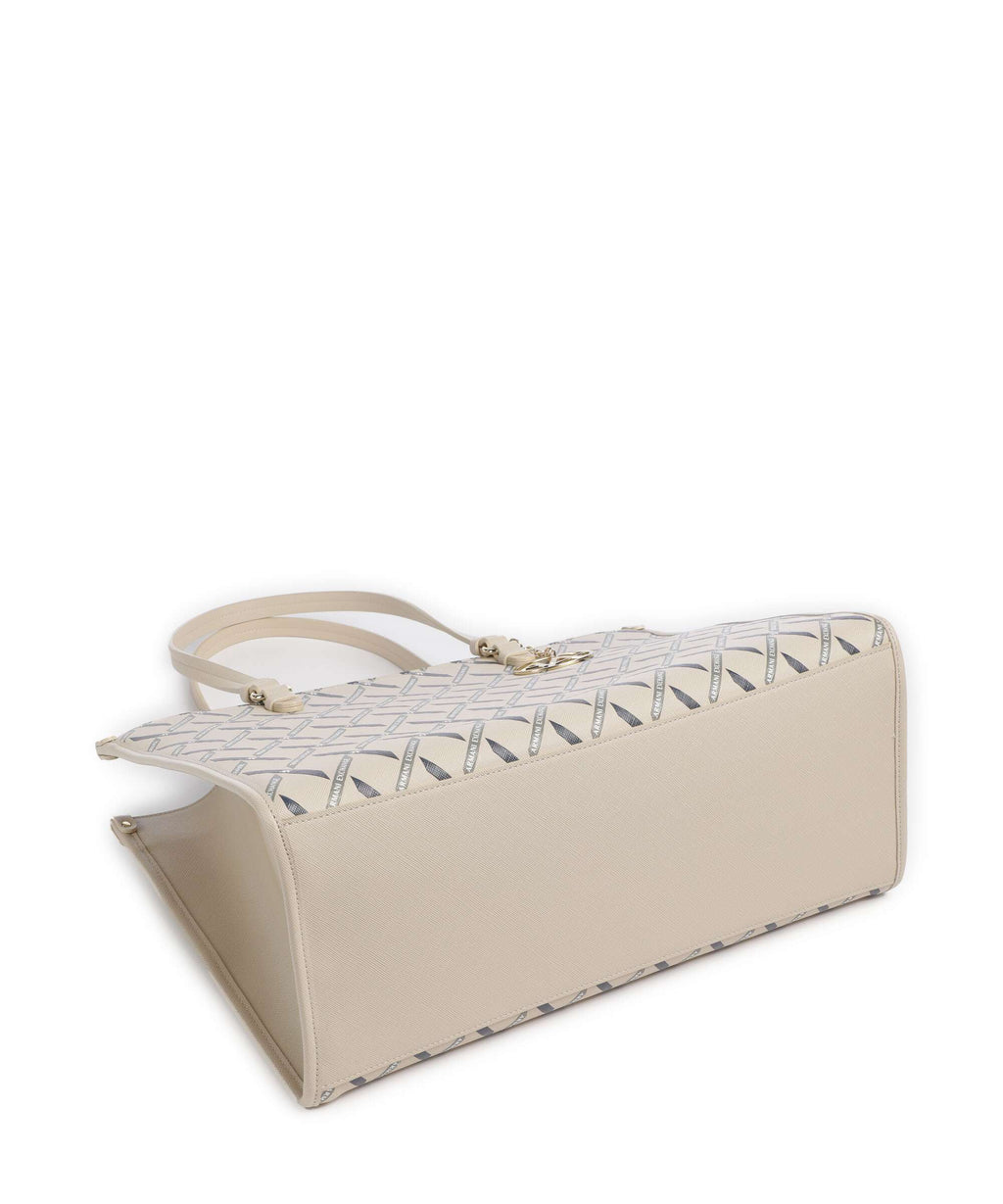 Armani Exchange Gynger Logo Tote bag sound sand