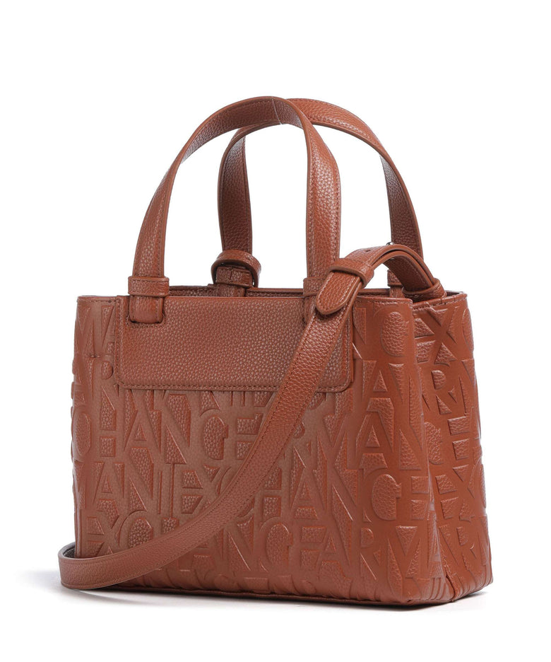 Armani Exchange Liz Monogram S Handbag coconut shell