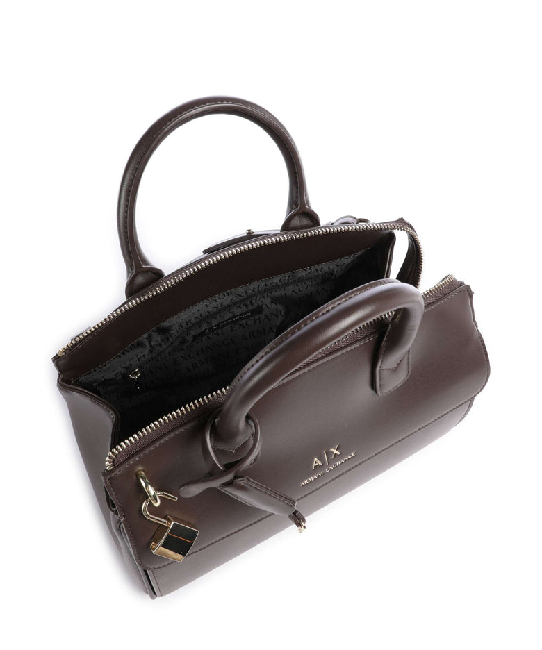 Armani Exchange Jane M Handbag hot fudge