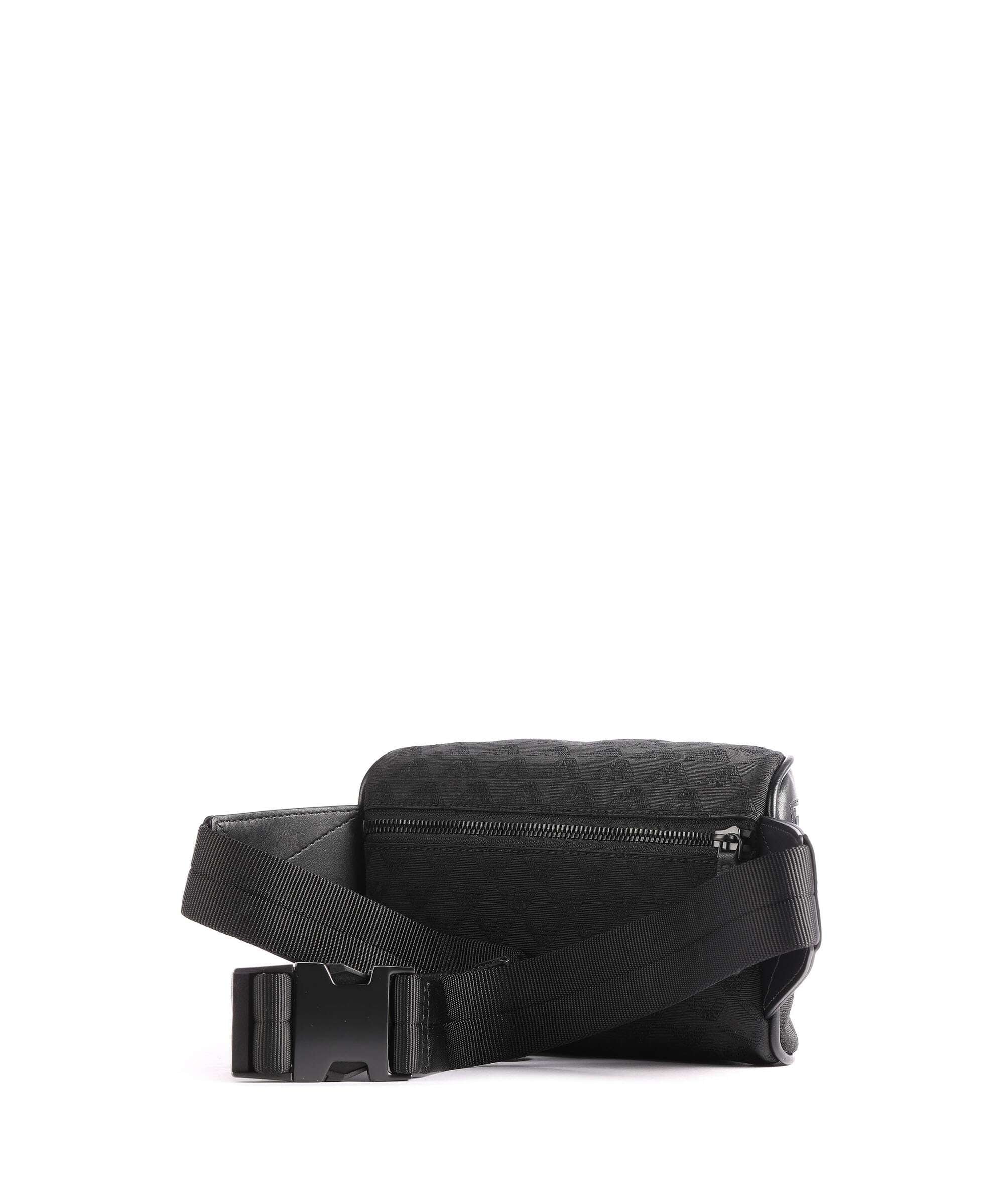 Emporio Armani Omnia Jacquard Fanny pack black