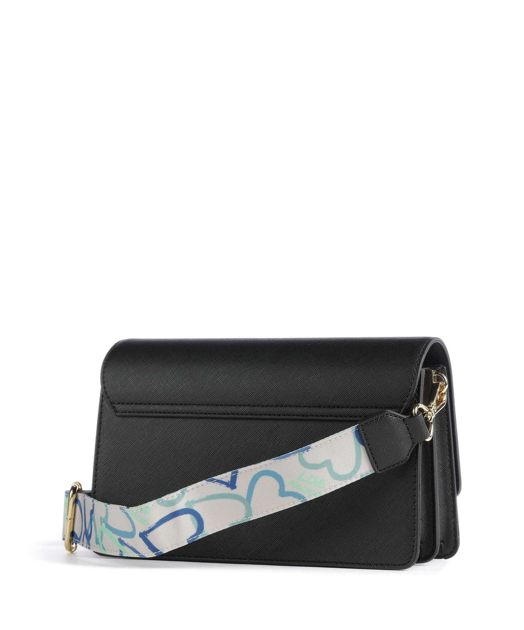 Love Moschino Jelly Logo Crossbody bag nero