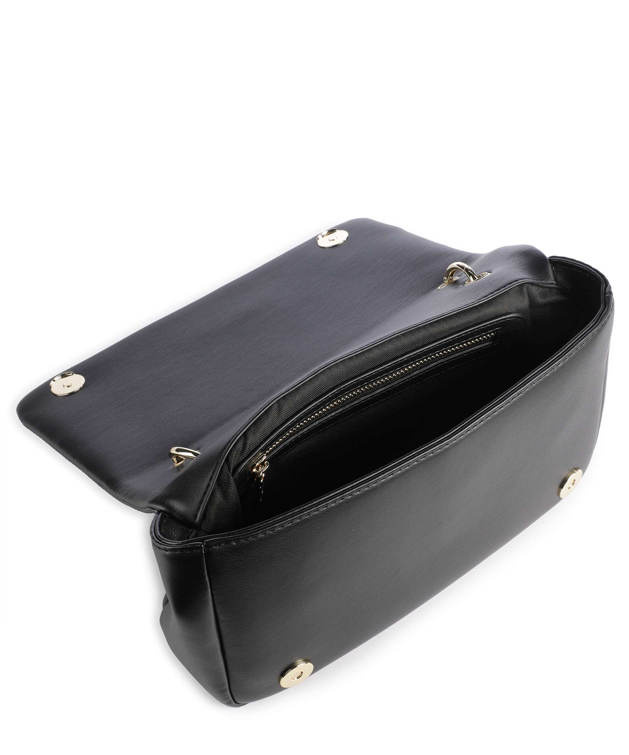 Love Moschino Strass Heart Chain Crossbody bag nero