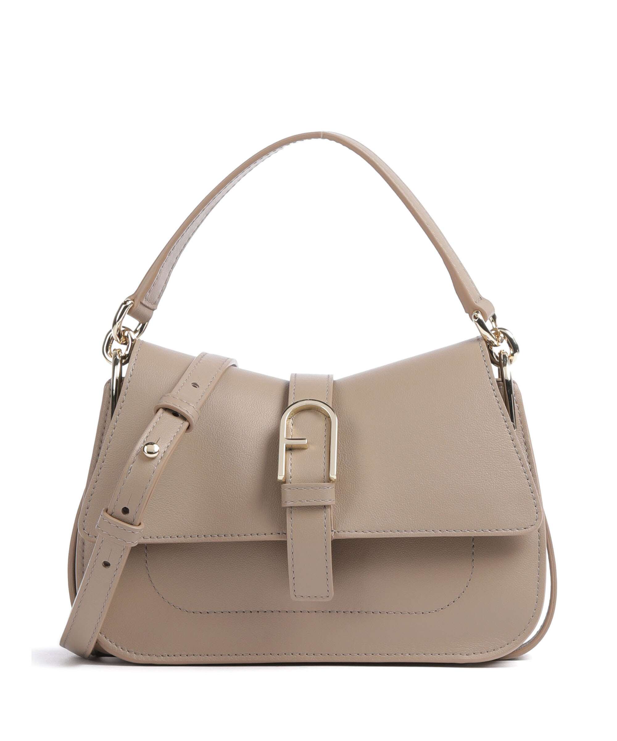 Furla Flow Mini Handbag fine grain leather greige - WB01032-BX2045