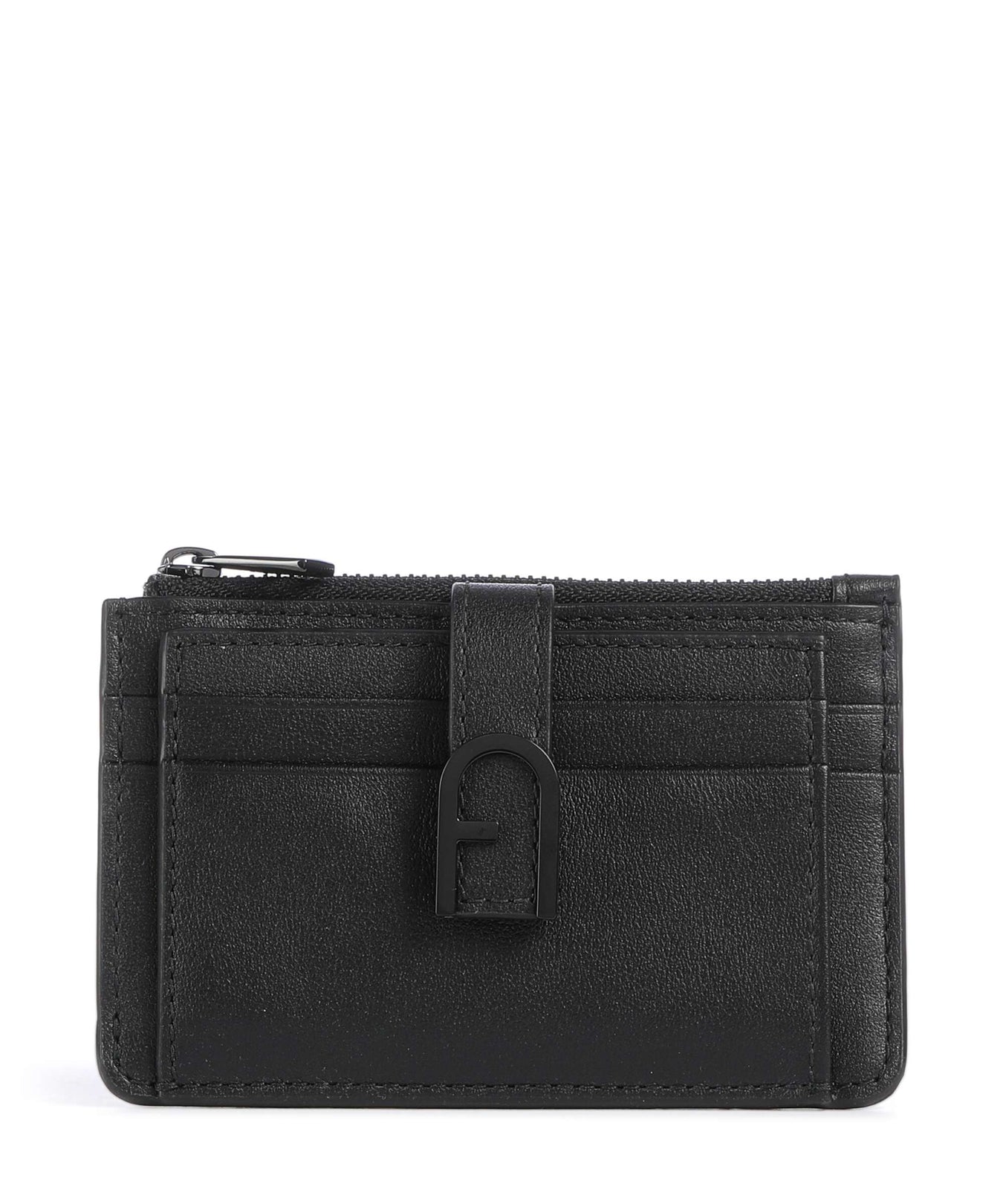 Furla Flow M Credit card holder nero