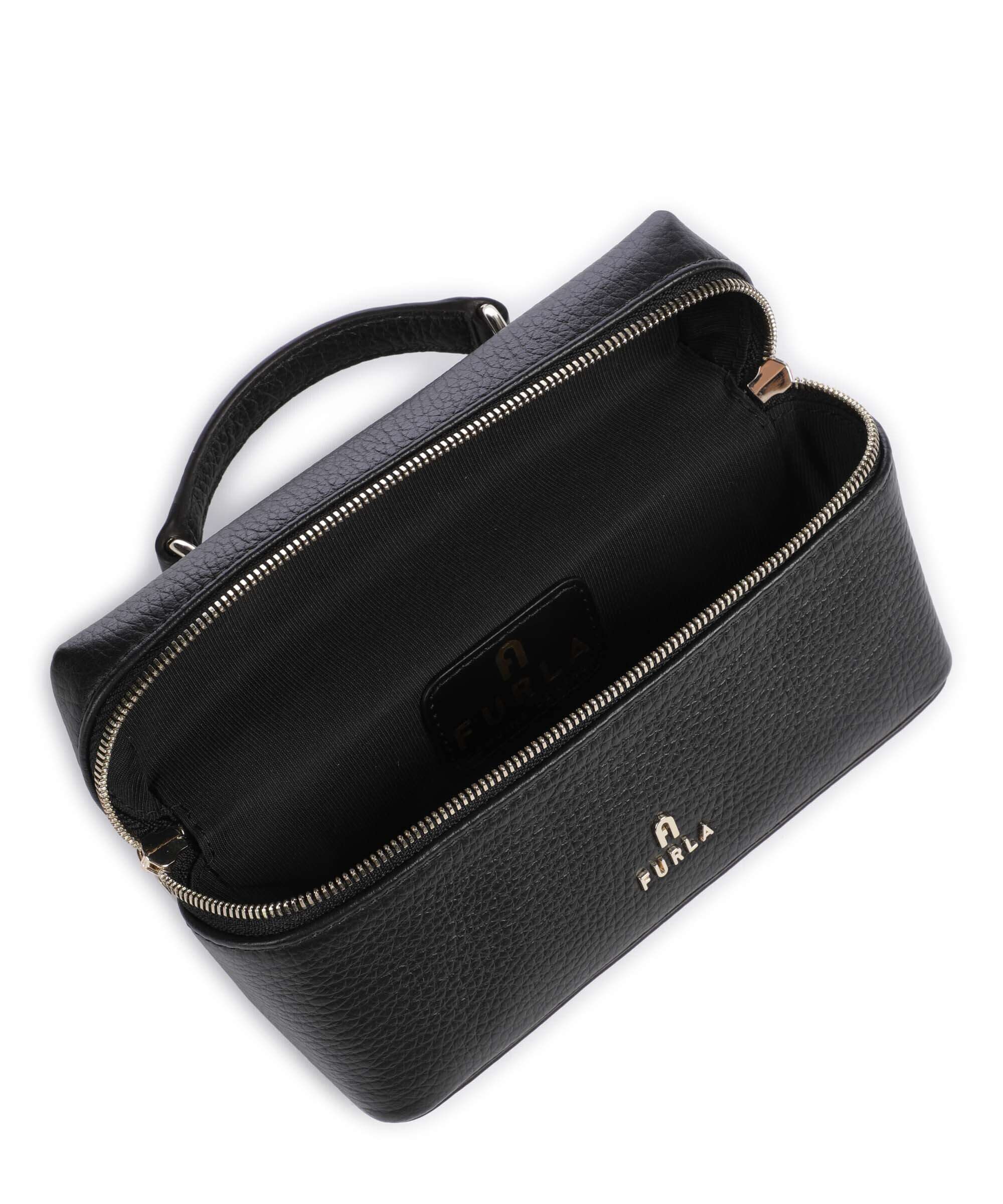 Furla Camelia Micro Crossbody bag grained leather nero - WE00625