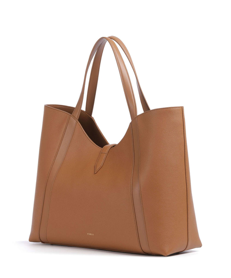 Furla Goccia XL Tote bag brandy