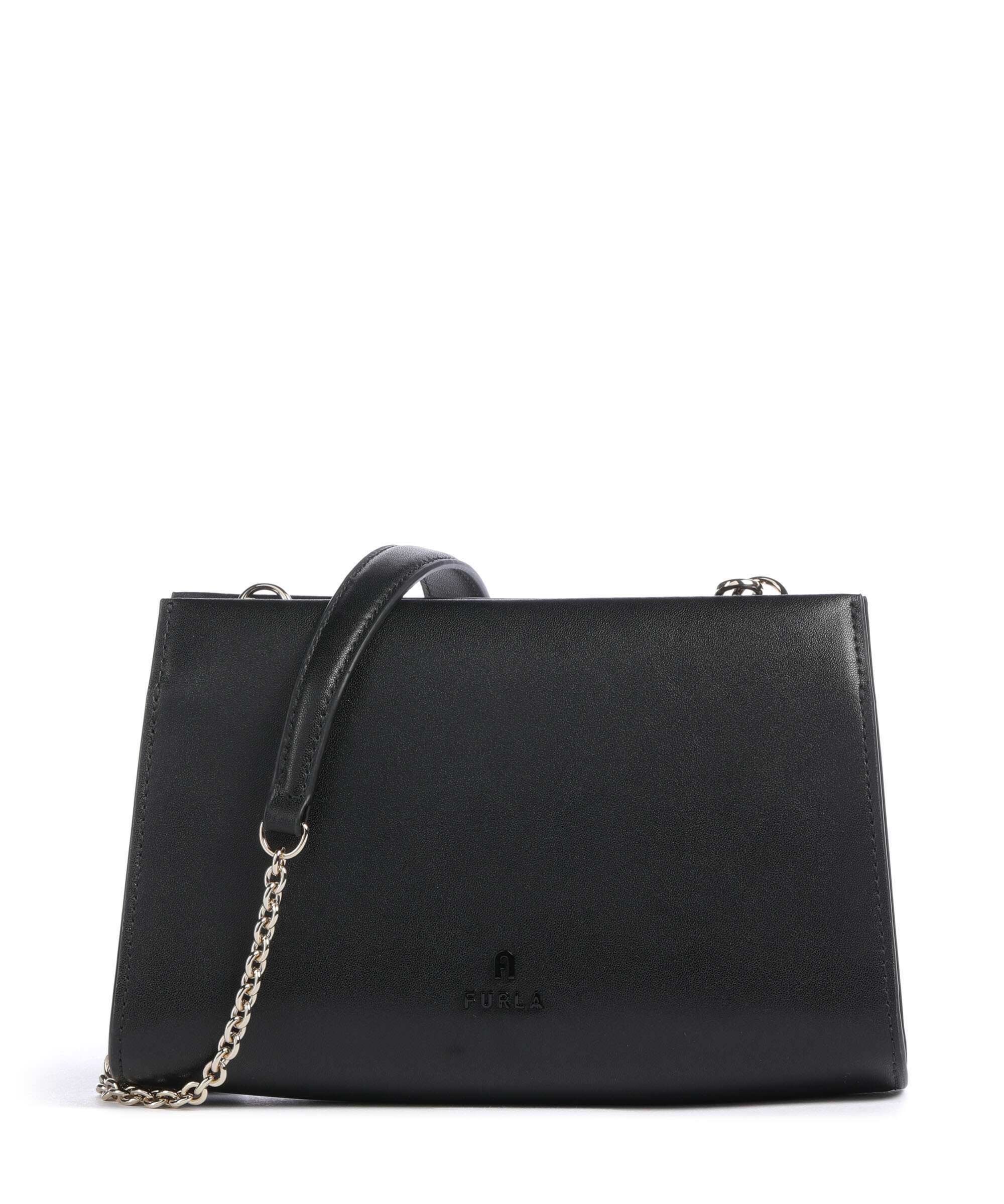 Furla Myfurla Mini Crossbody bag fine grain leather nero - WE00774