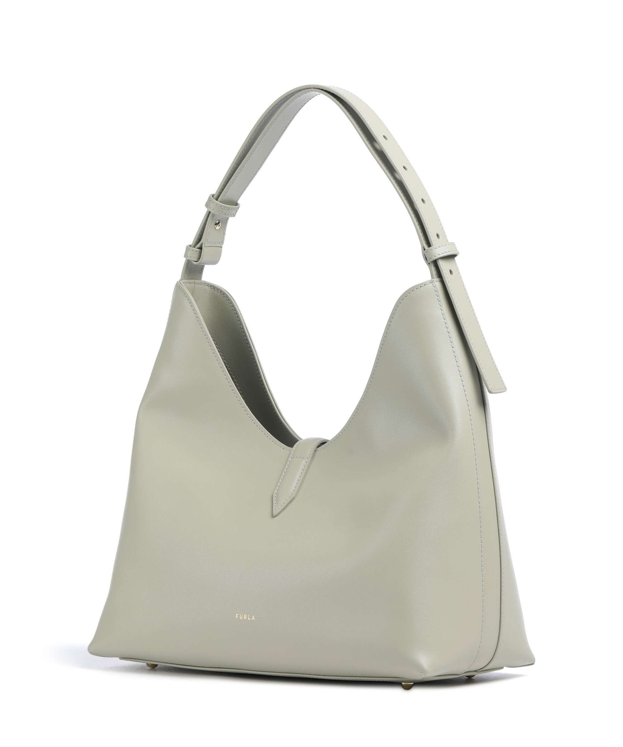 Furla Goccia M Hobo bag light salvia