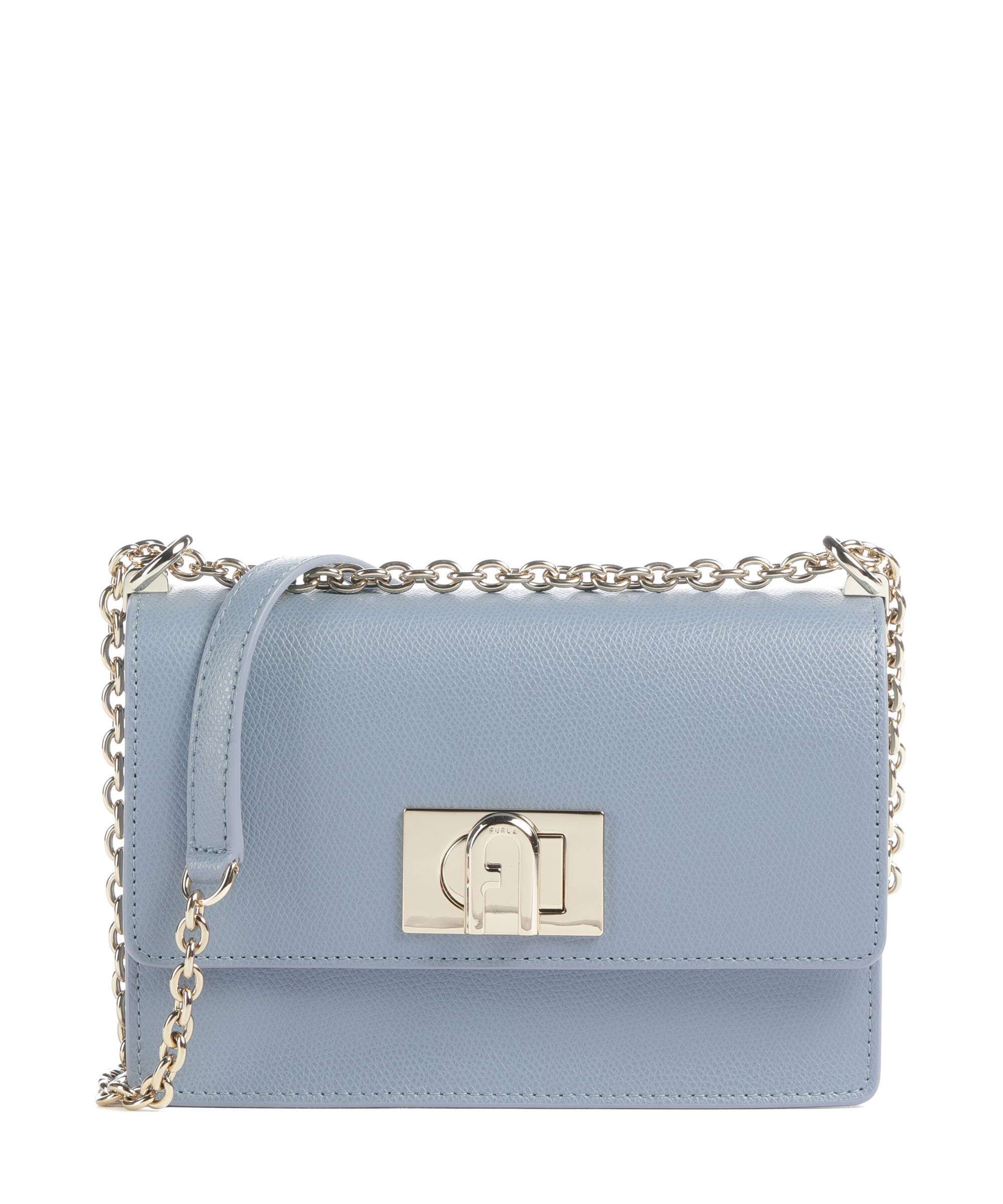 Furla 1927 Mini Shoulder bag grained cow leather stucco gray