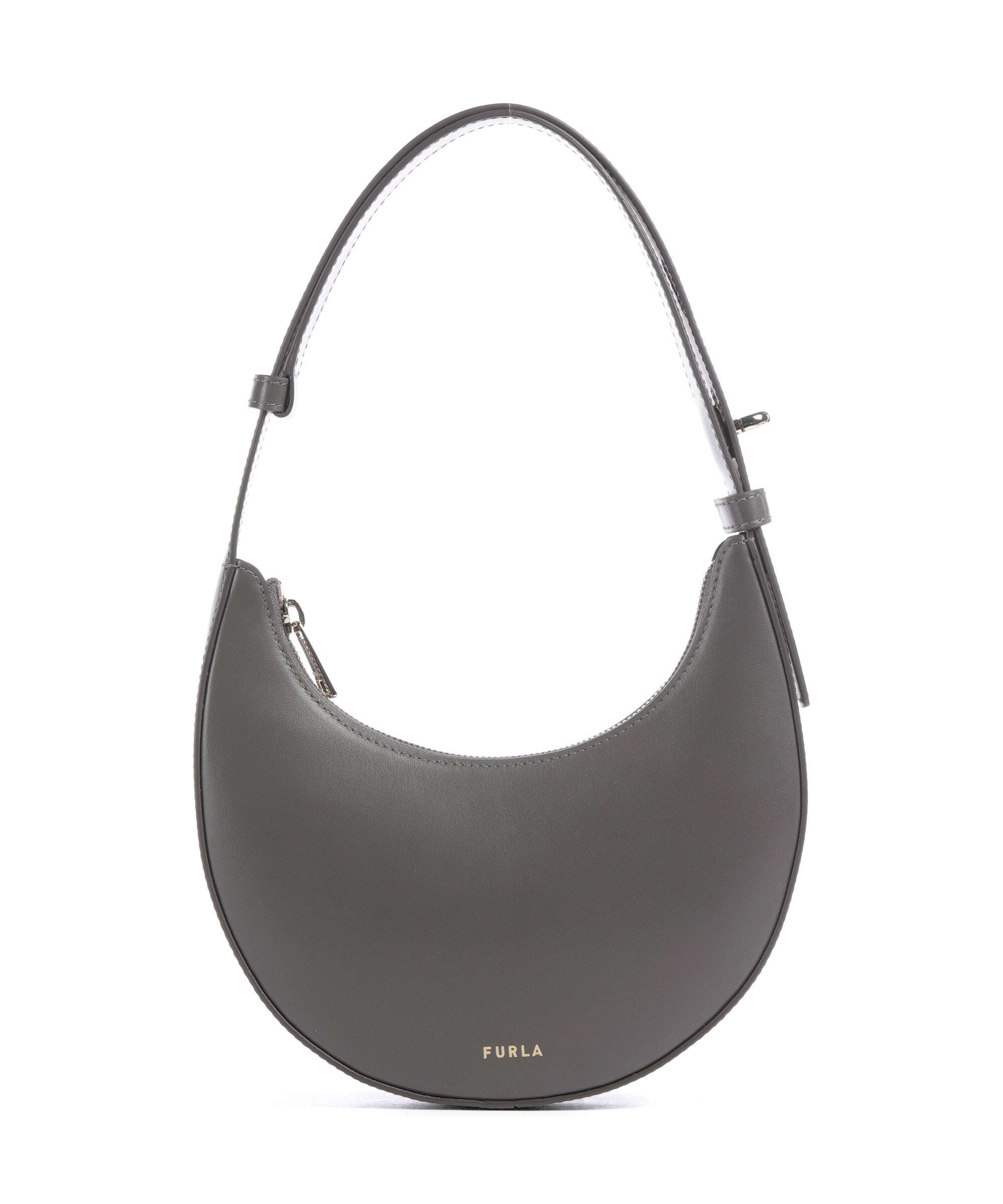 Furla Delizia Mini Shoulder bag fine grain leather nero - WE00649