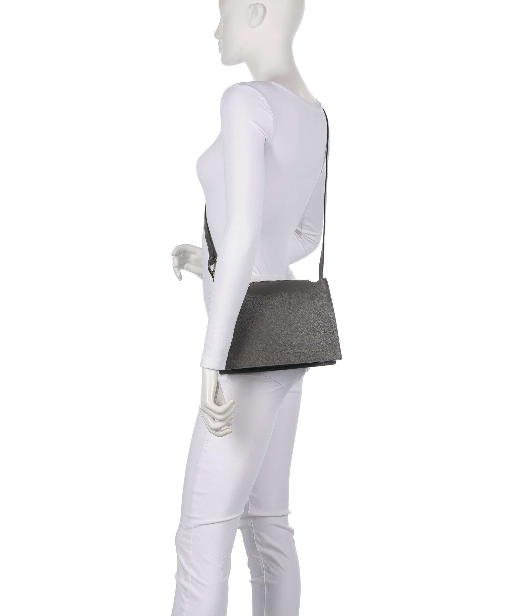 Furla Nuvola S Crossbody bag grained leather urban gray - WB01275