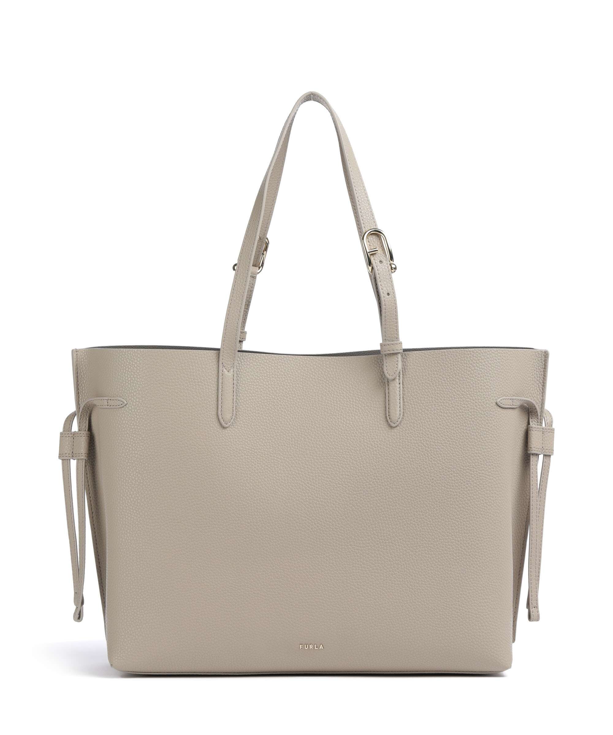 Furla Ava L Tote bag grained leather linen/urban gray - WB02001