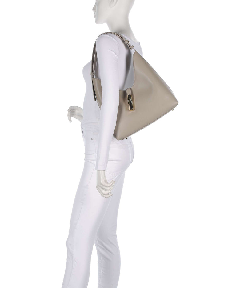 Furla Goccia M Hobo bag linen