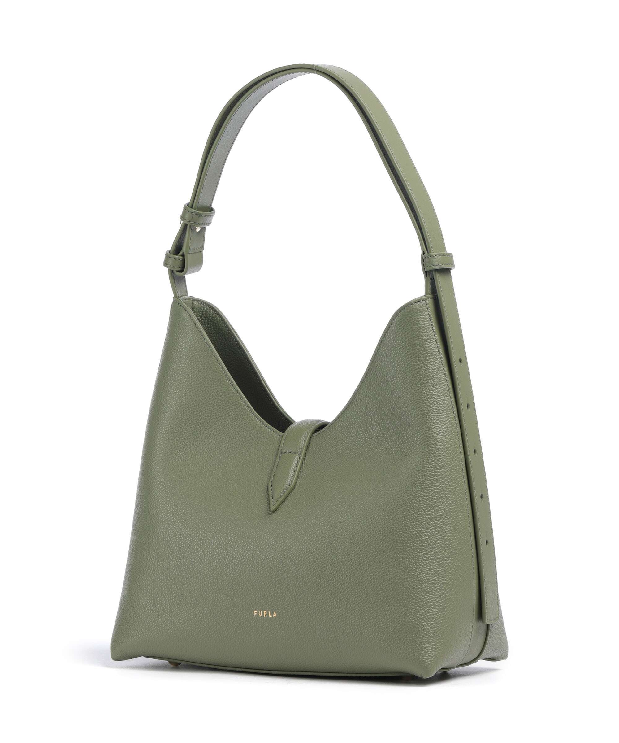 Furla Goccia S Shoulder bag grained leather avocado - WB01979