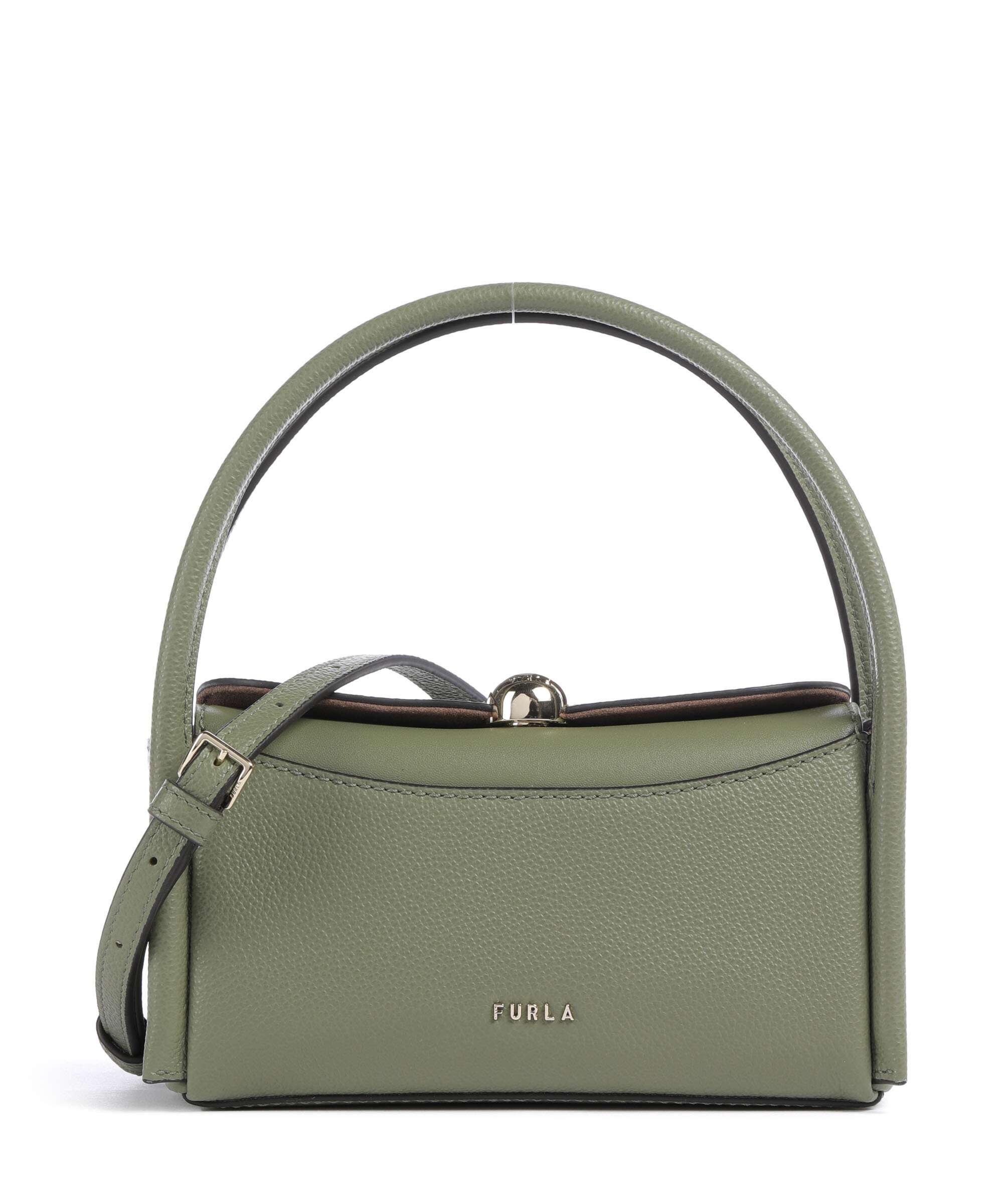 FURLA ハイパー Furla Nicole Mini Handbag embossed calfskin avocado - WE00893