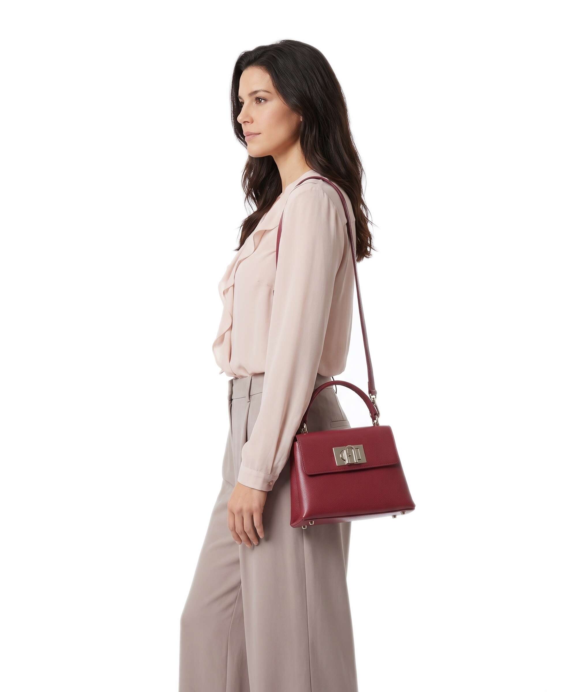 Furla 1927 Mini Handbag grained leather ciliegia - WB00109-ARE000