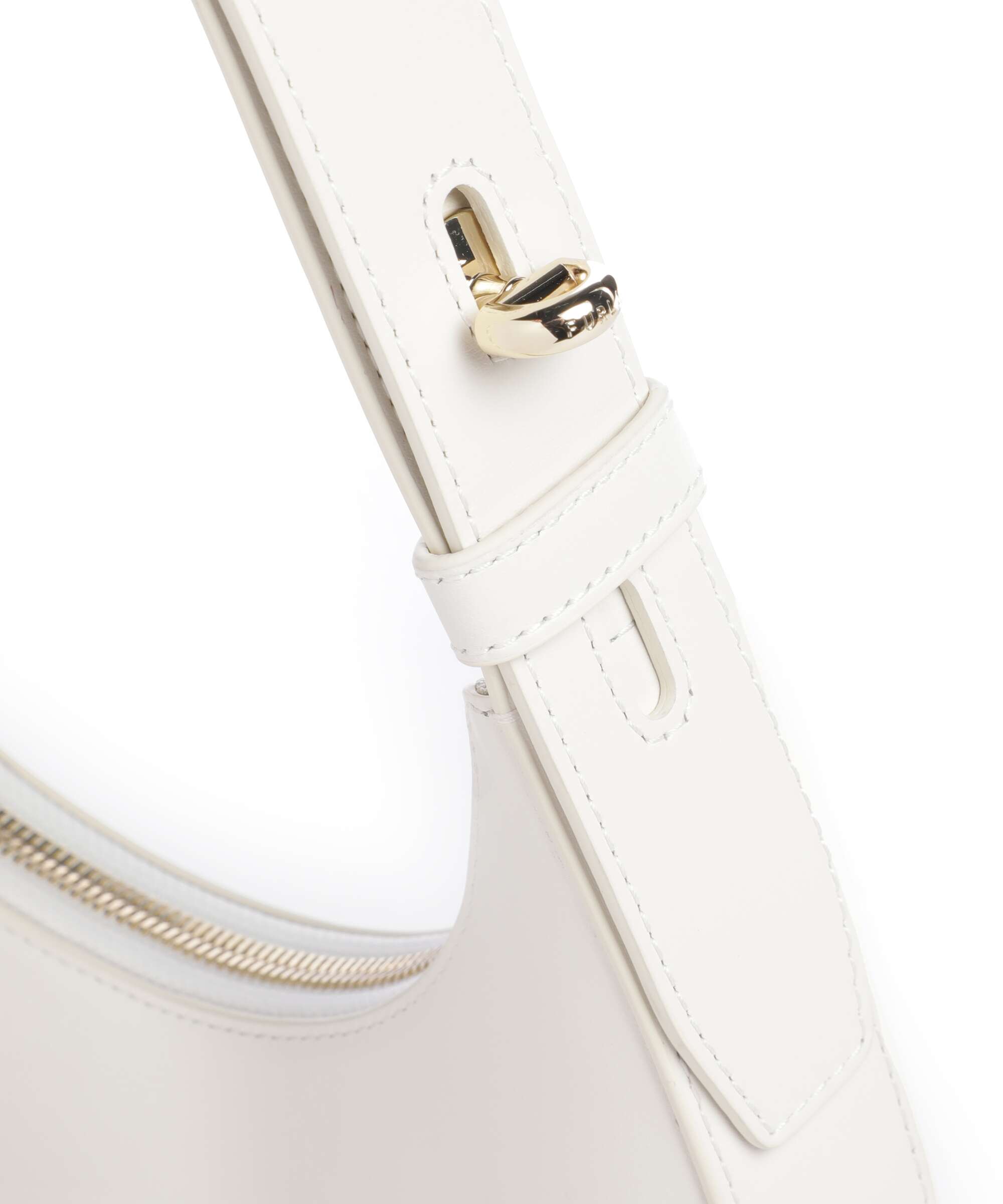 Furla Delizia Mini Shoulder bag grained leather talco - WE00649