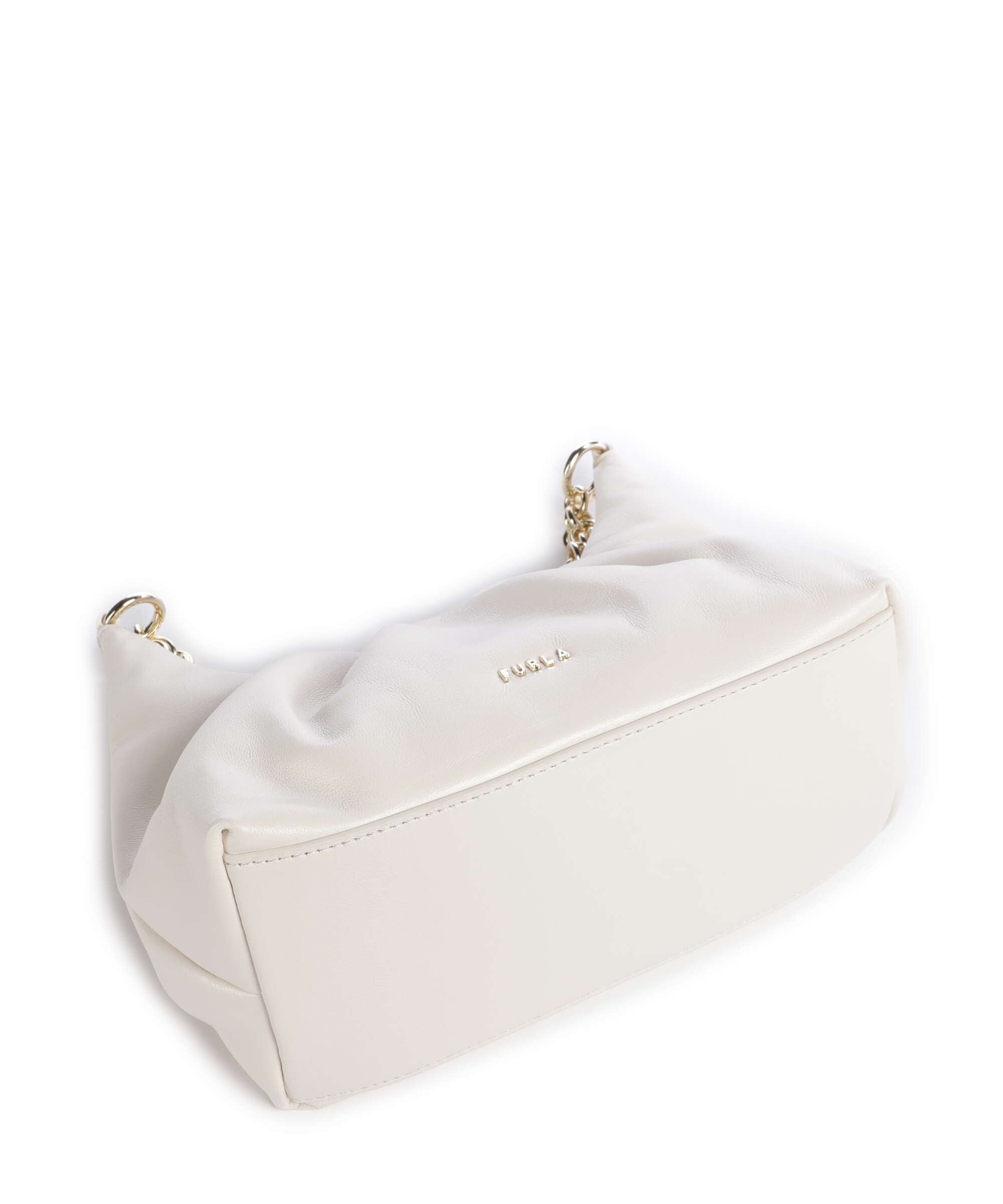 Furla Delia Mini Shoulder bag grained leather panna - WE00837