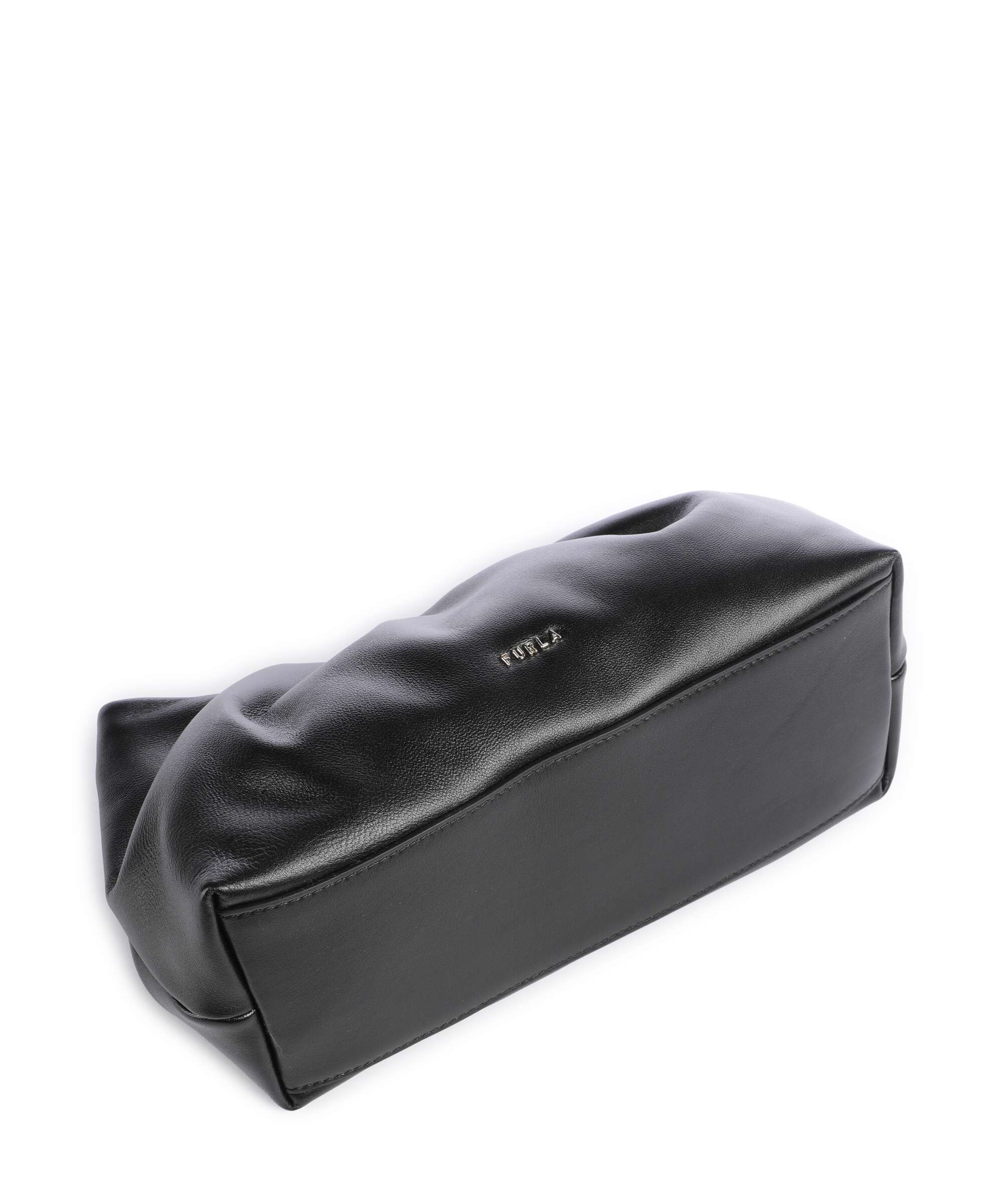 Furla Delia Mini Clutch bag fine grain leather nero - WE00880