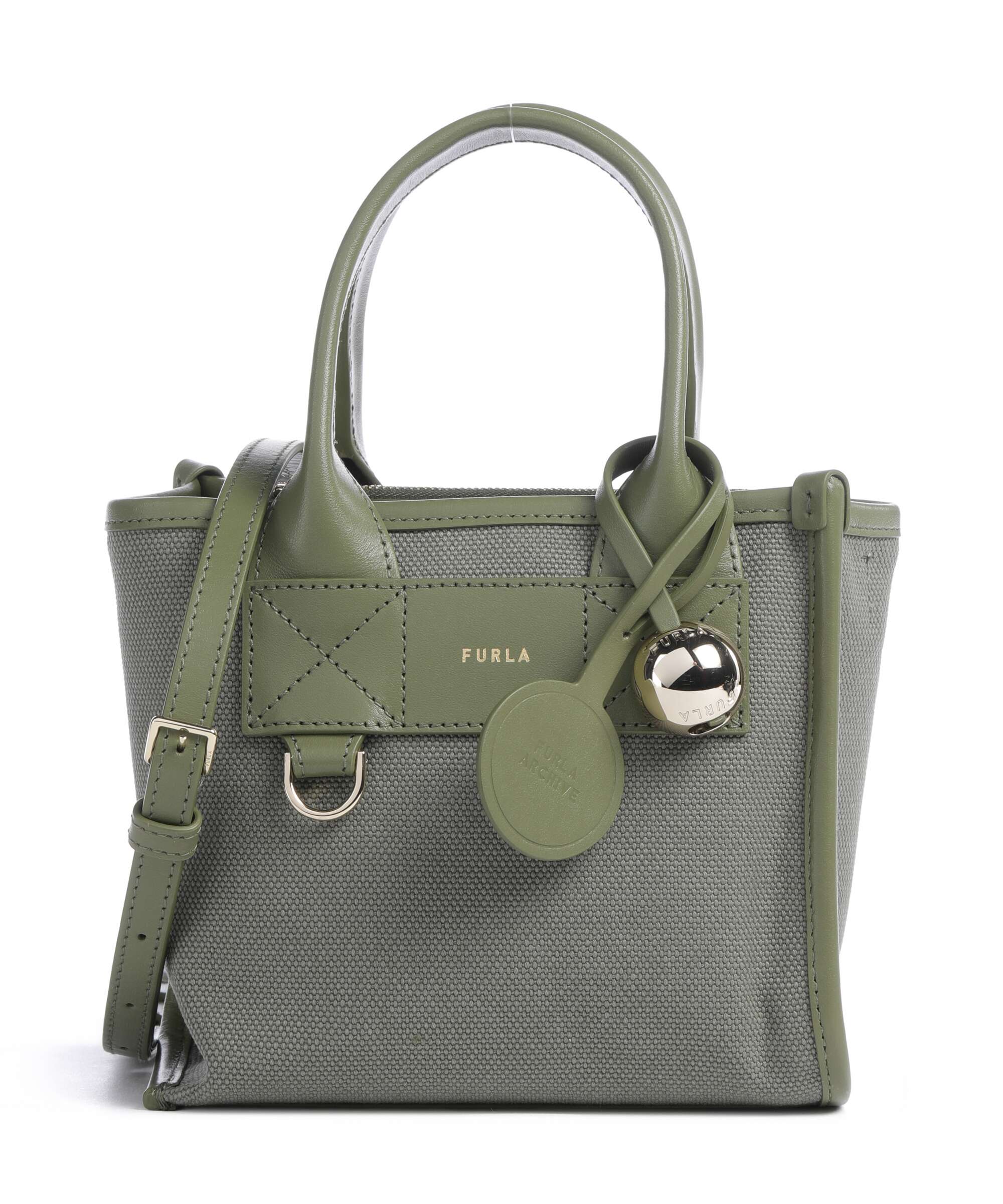 Furla Divide It Mini Handbag canvas avocado - WB02068-BX2093-4555S