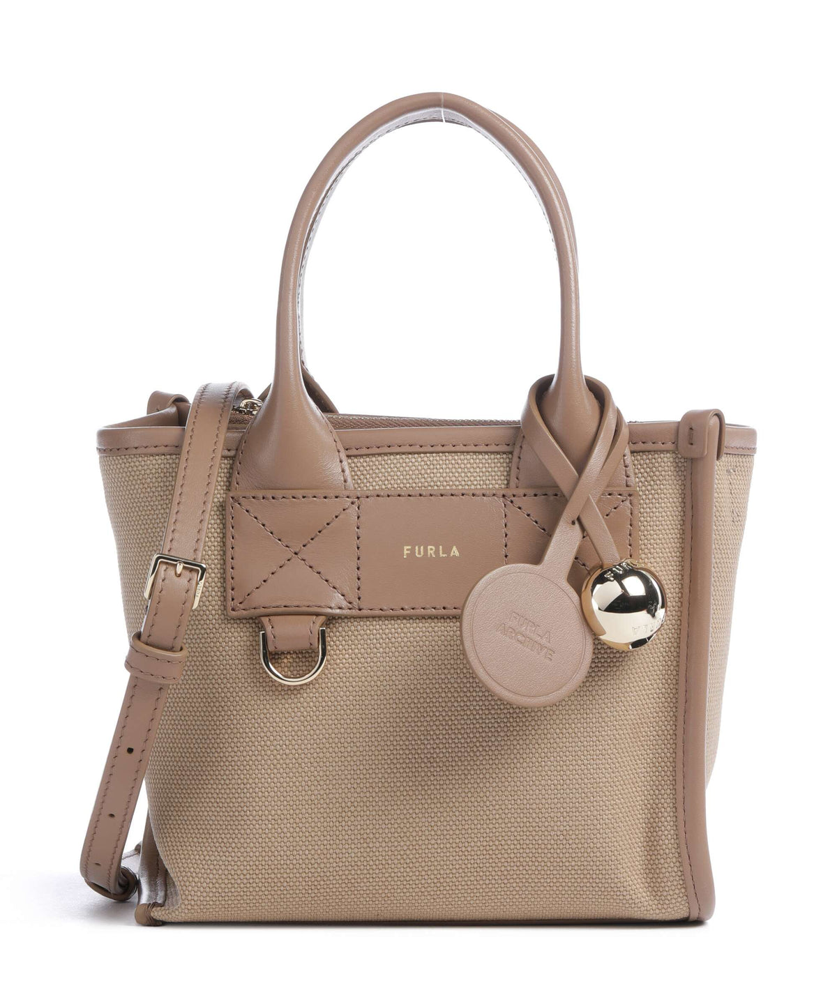 Furla Divide It Mini Handbag naturale/toffee