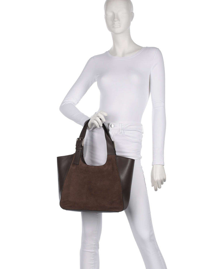 Furla Dora M Tote bag toni cioccolato