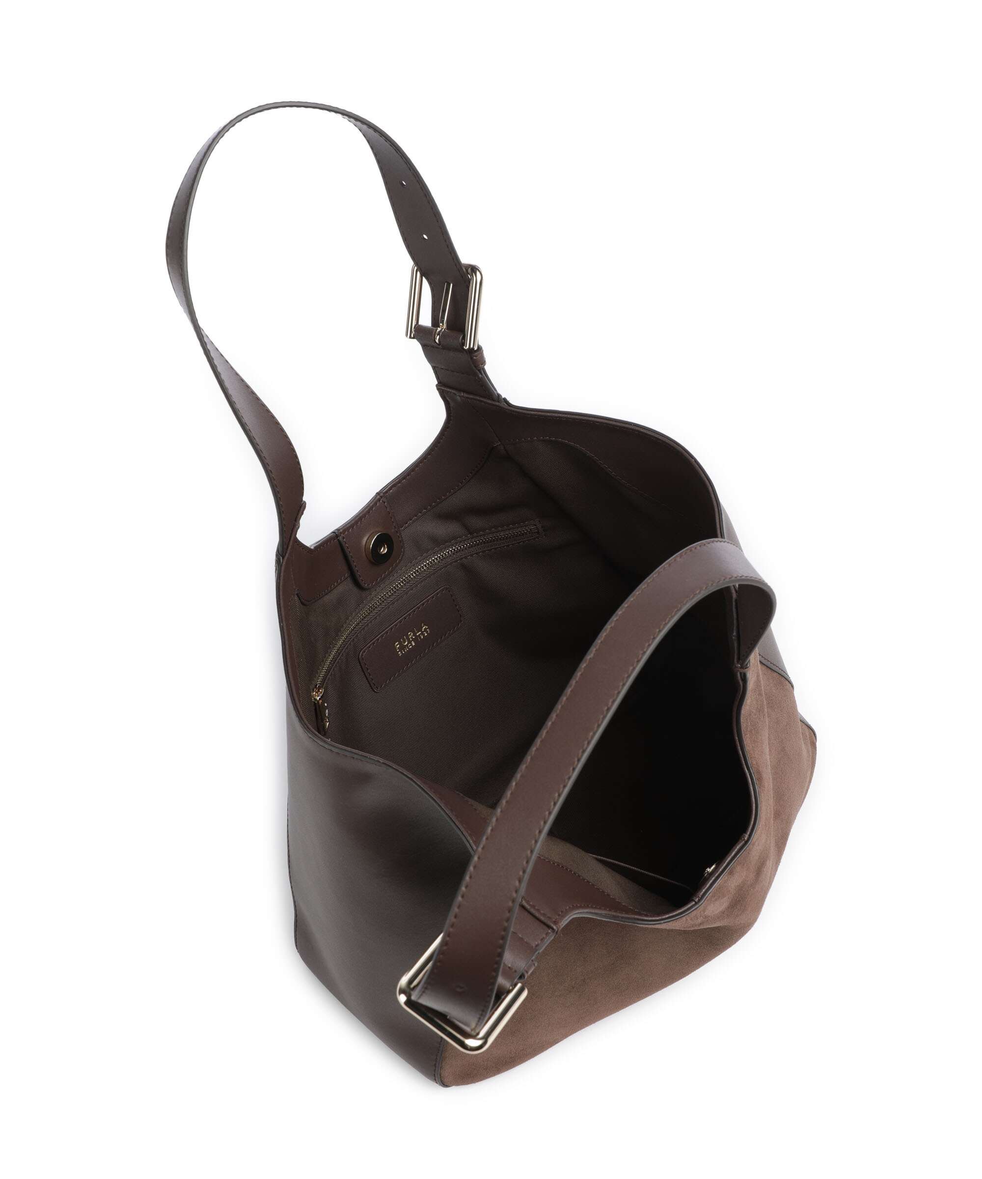 Furla Dora M Tote bag toni cioccolato
