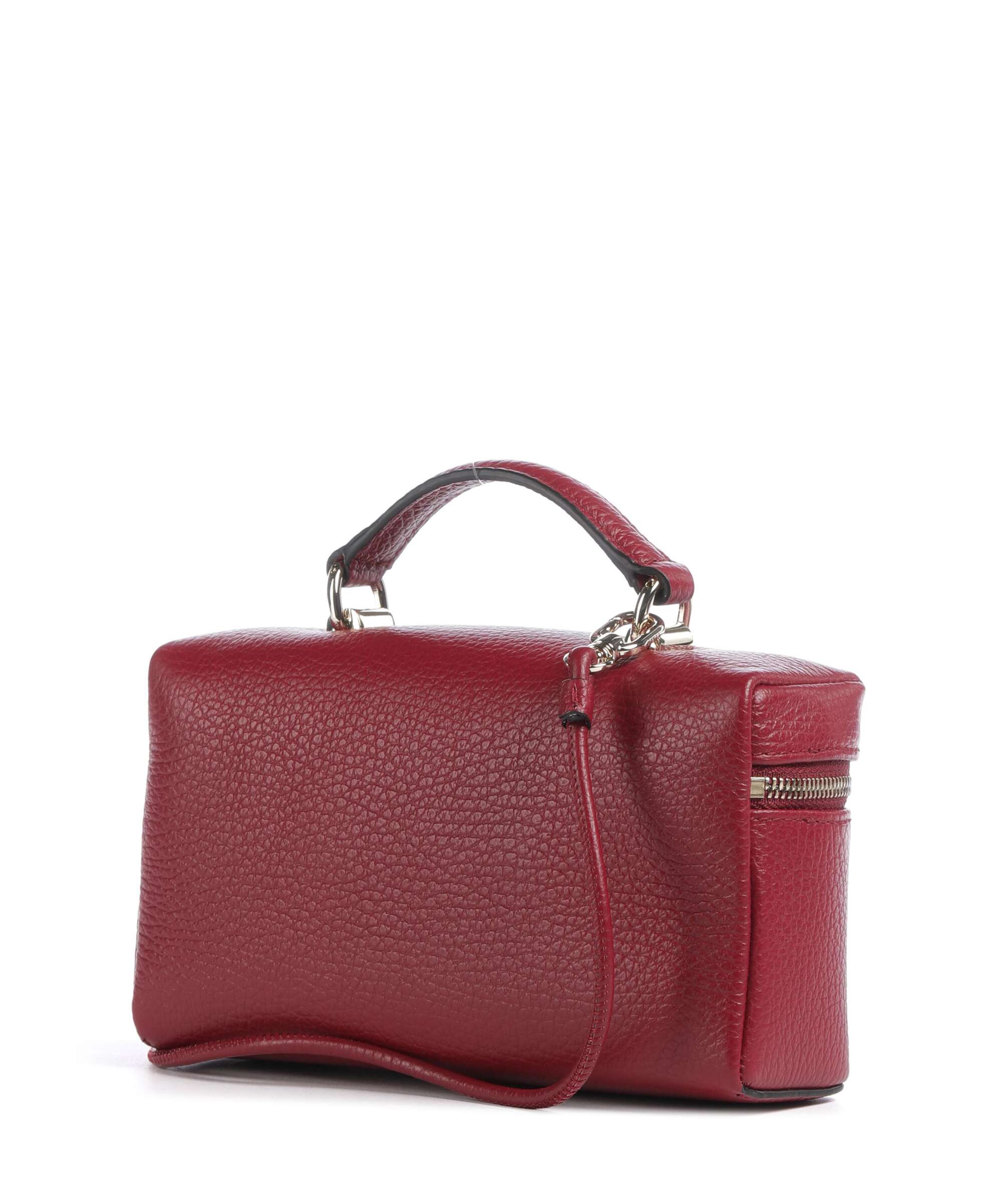 Furla Camelia Micro Crossbody bag grained leather ciliegia