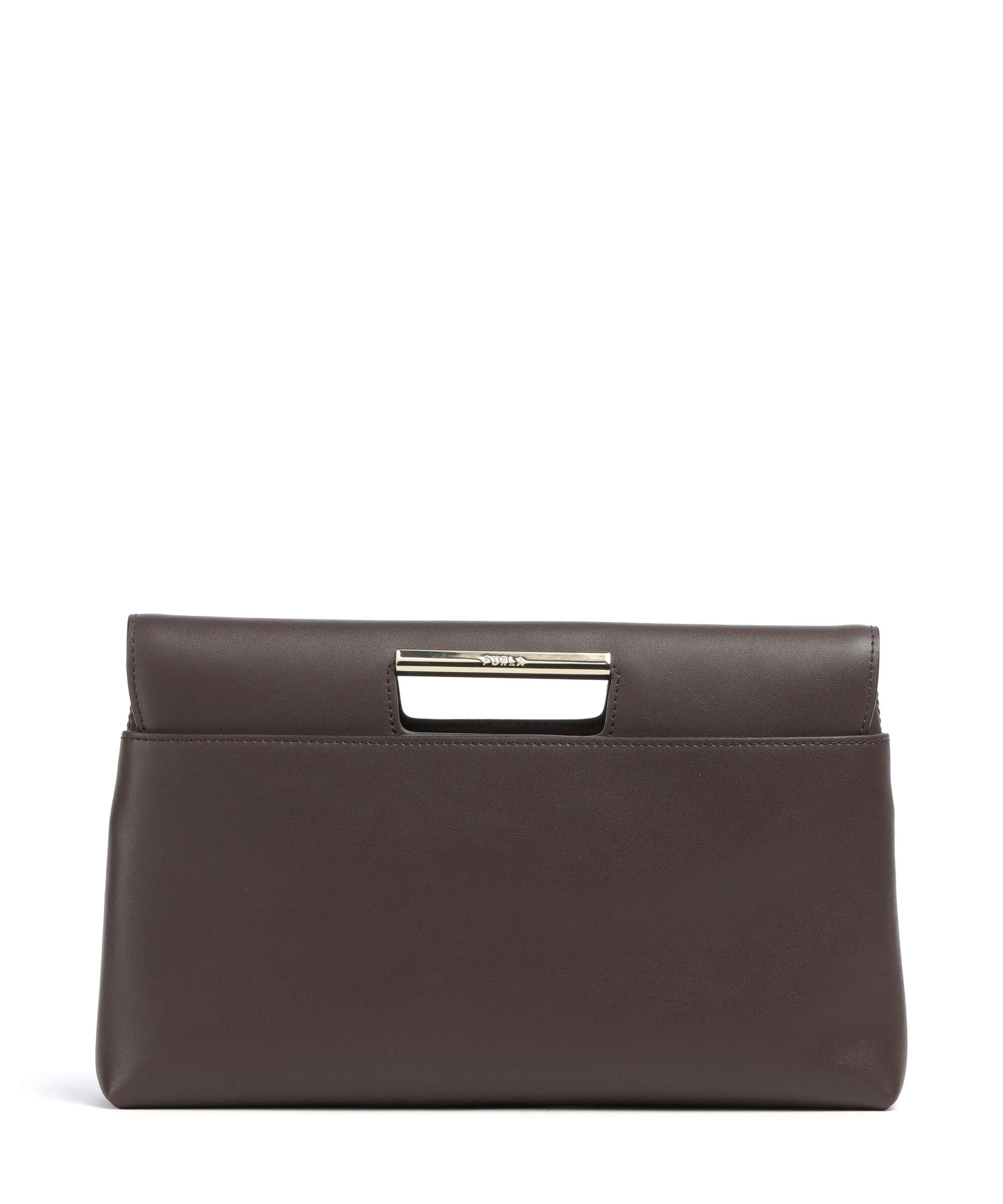 Furla Giada Clutch bag fine grain leather cioccolato - WE00644