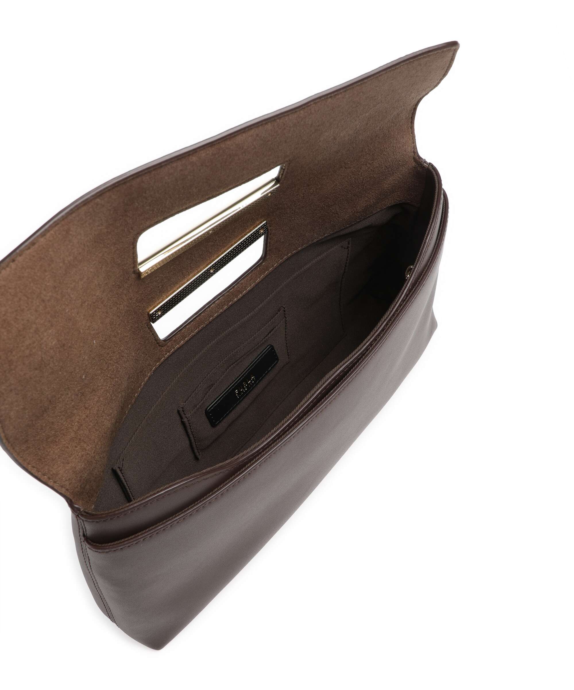 Furla Giada Clutch bag fine grain leather cioccolato - WE00644