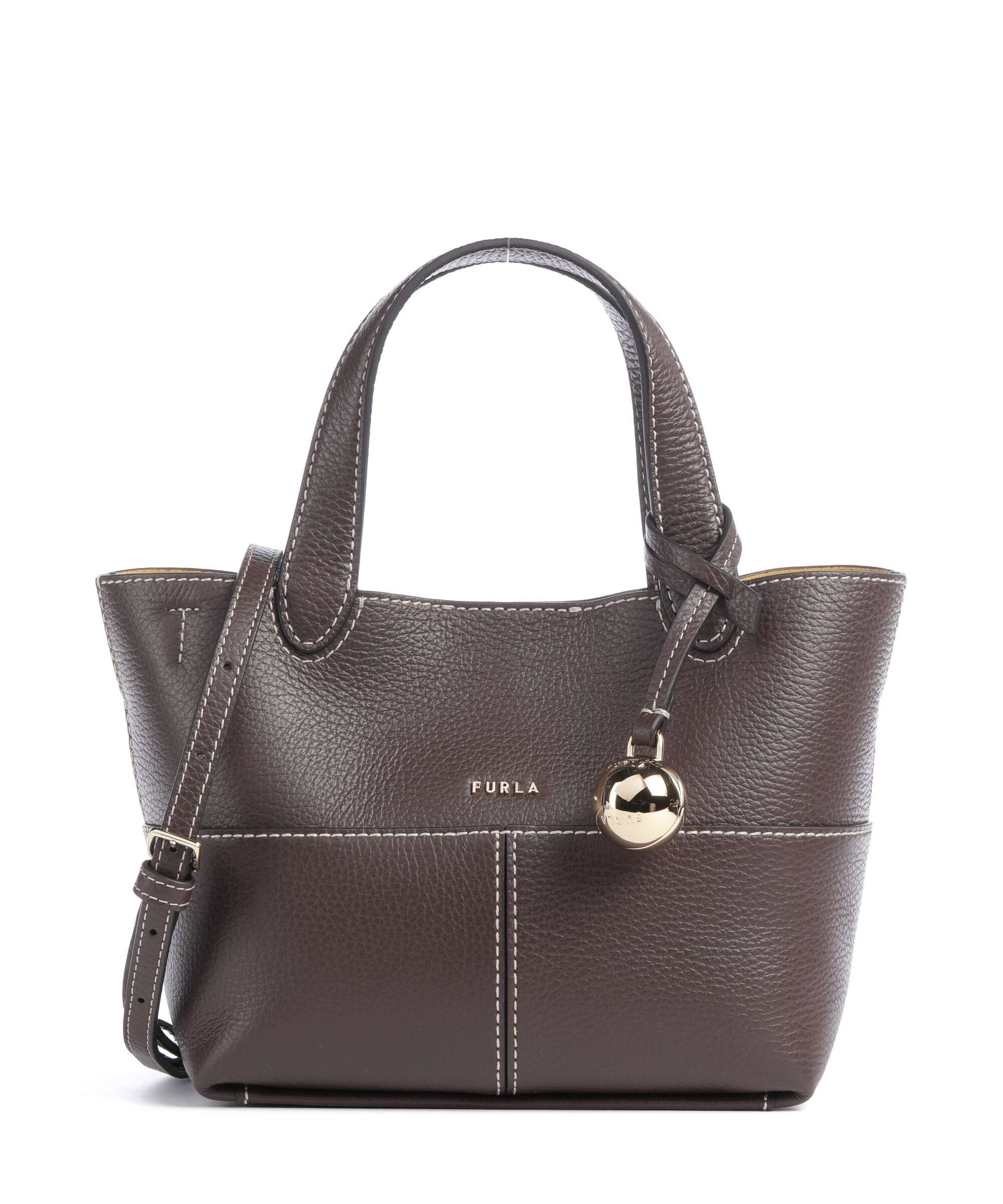 Furla Primrose Mini Handbag leather cioccolato/honey - WB02226