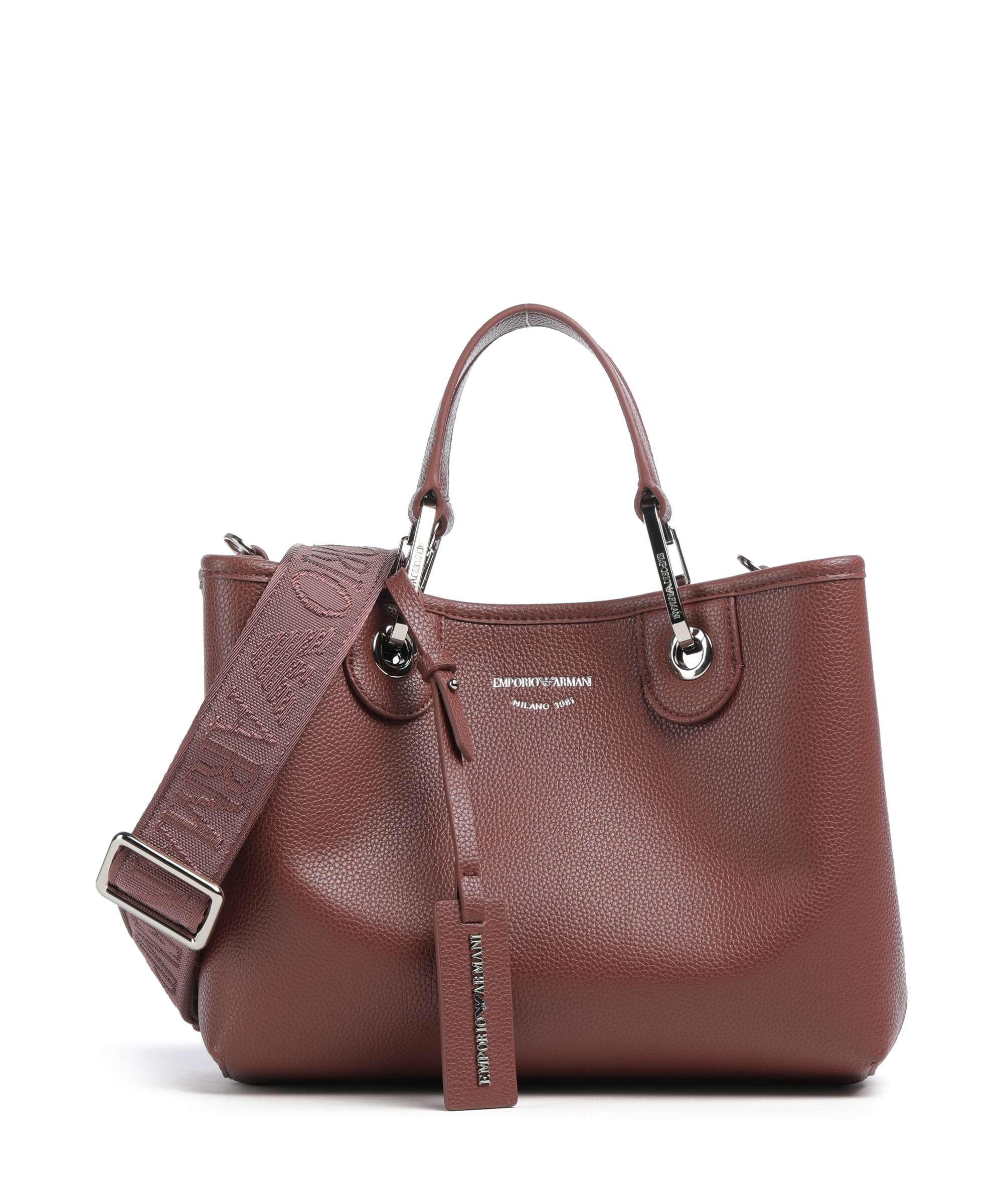 Emporio Armani My EA S Handbag imitation leather taupe - EW000361