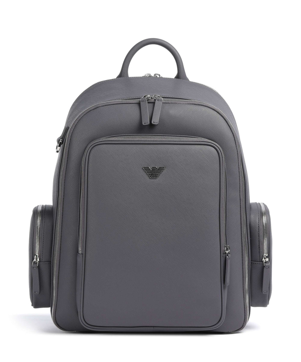 Emporio Armani Business Regenerated Backpack grey