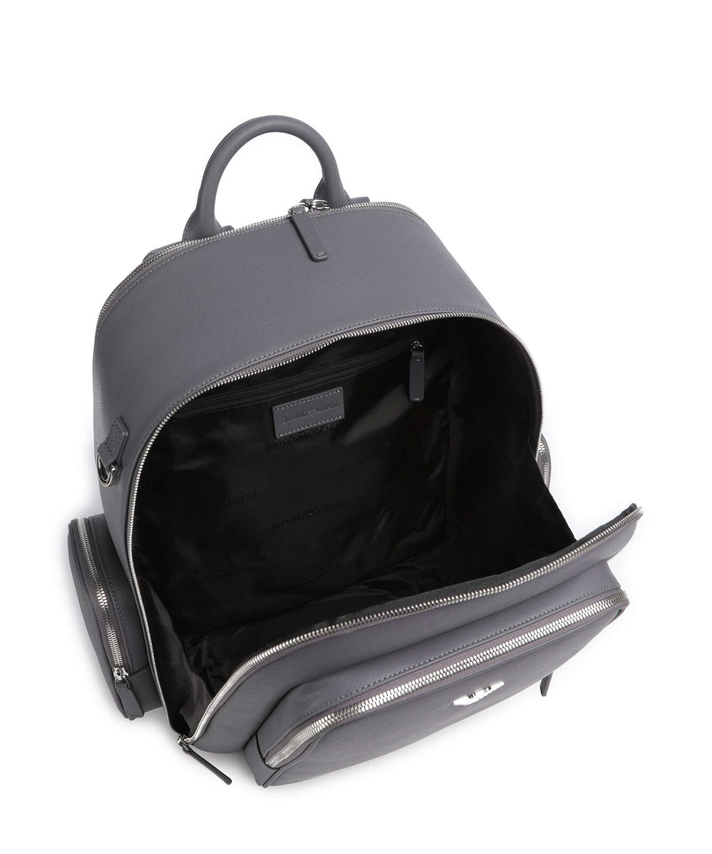Emporio Armani Business Regenerated Backpack grey