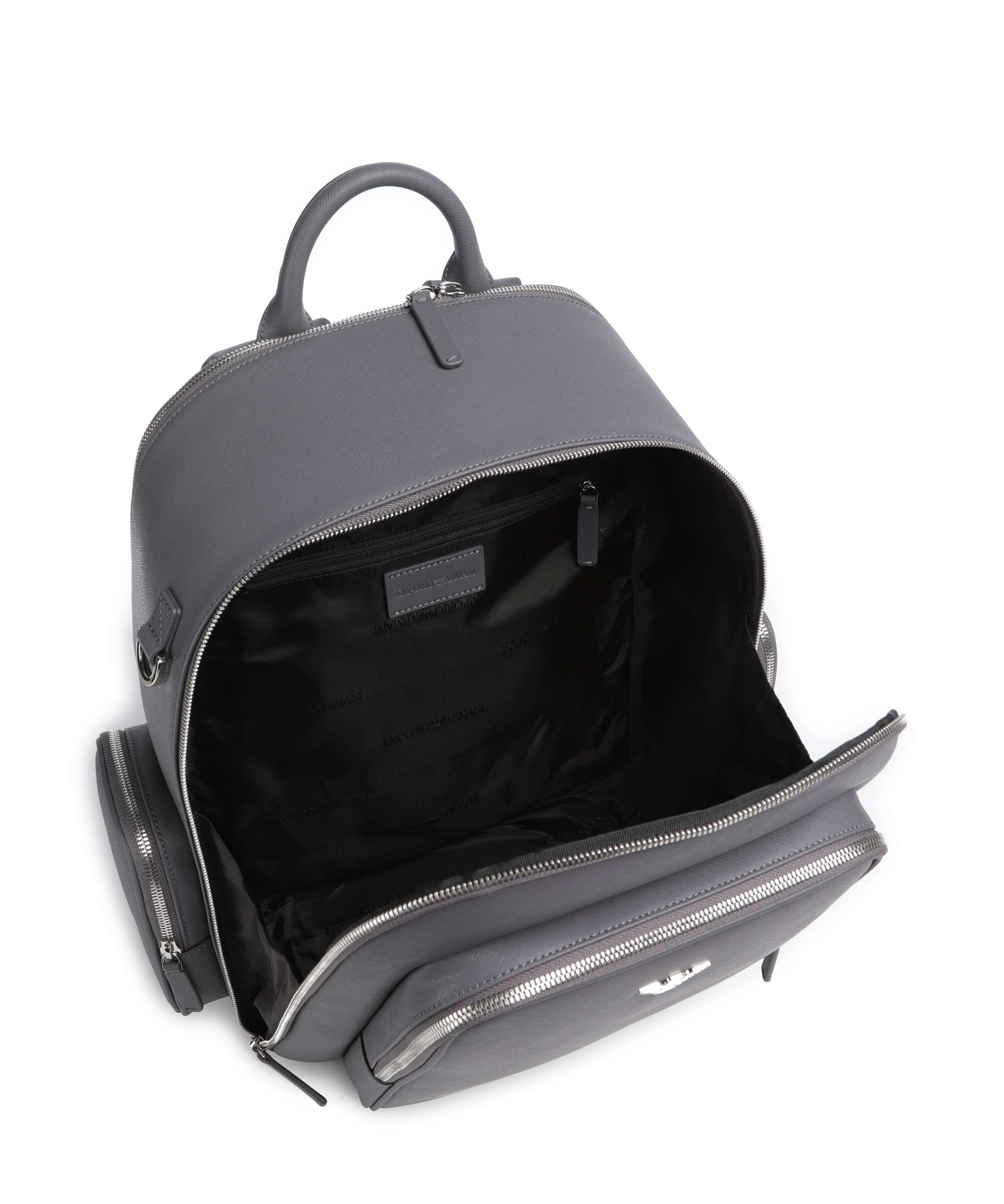 Emporio Armani Business Regenerated Backpack grey