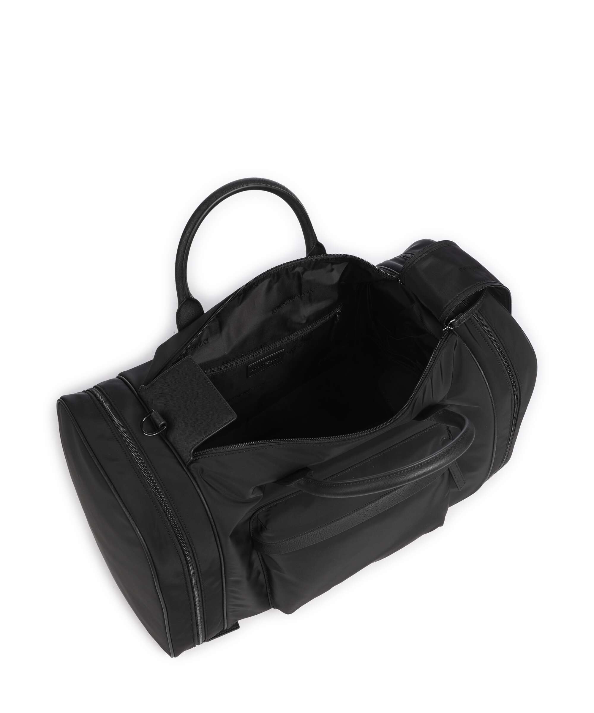 Emporio Armani Nylon Recycled 0 Weekend bag black beauty