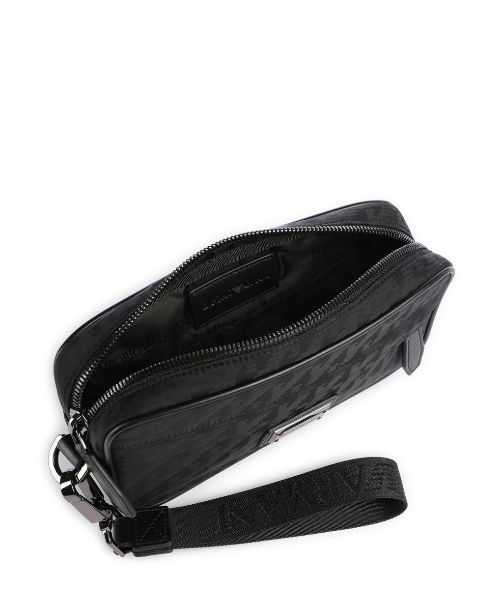 Emporio Armani Eagle All Over Toiletry bag black beauty