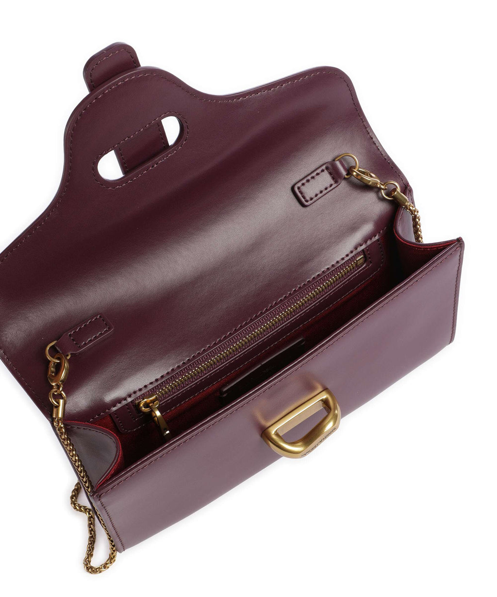Emporio Armani Costanza Crossbody bag aubergine