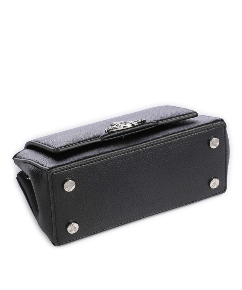 Vivienne Westwood Hazel Re-Vegan Grain Small Shoulder bag black