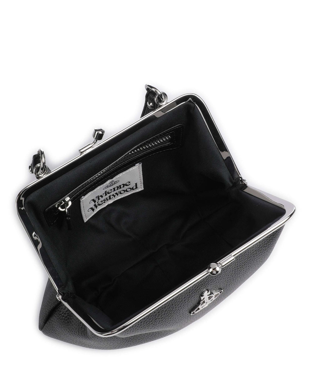 Vivienne Westwood Granny Frame Grain Crossbody bag black