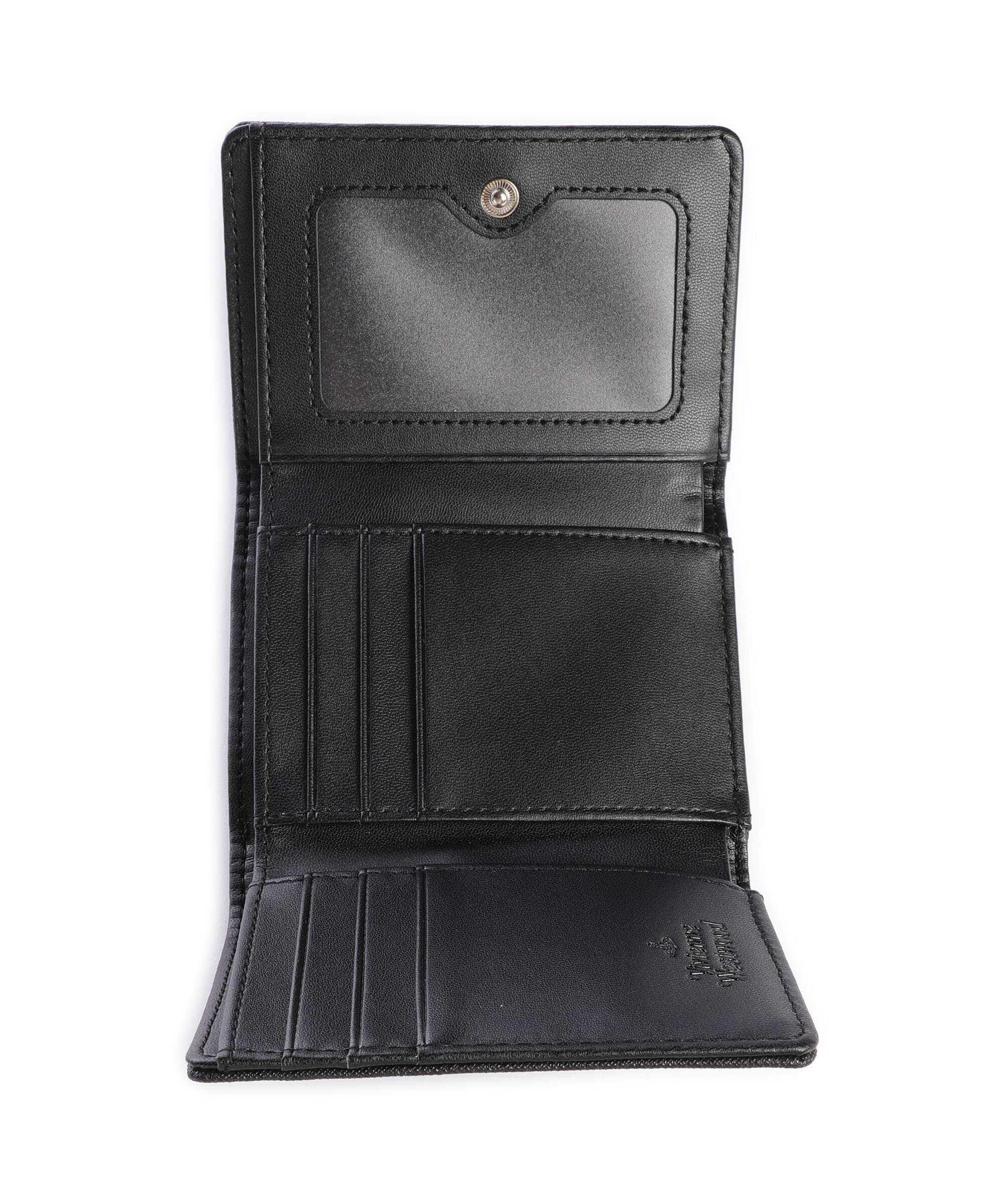 Vivienne Westwood Frame Saffiano Small Wallet black