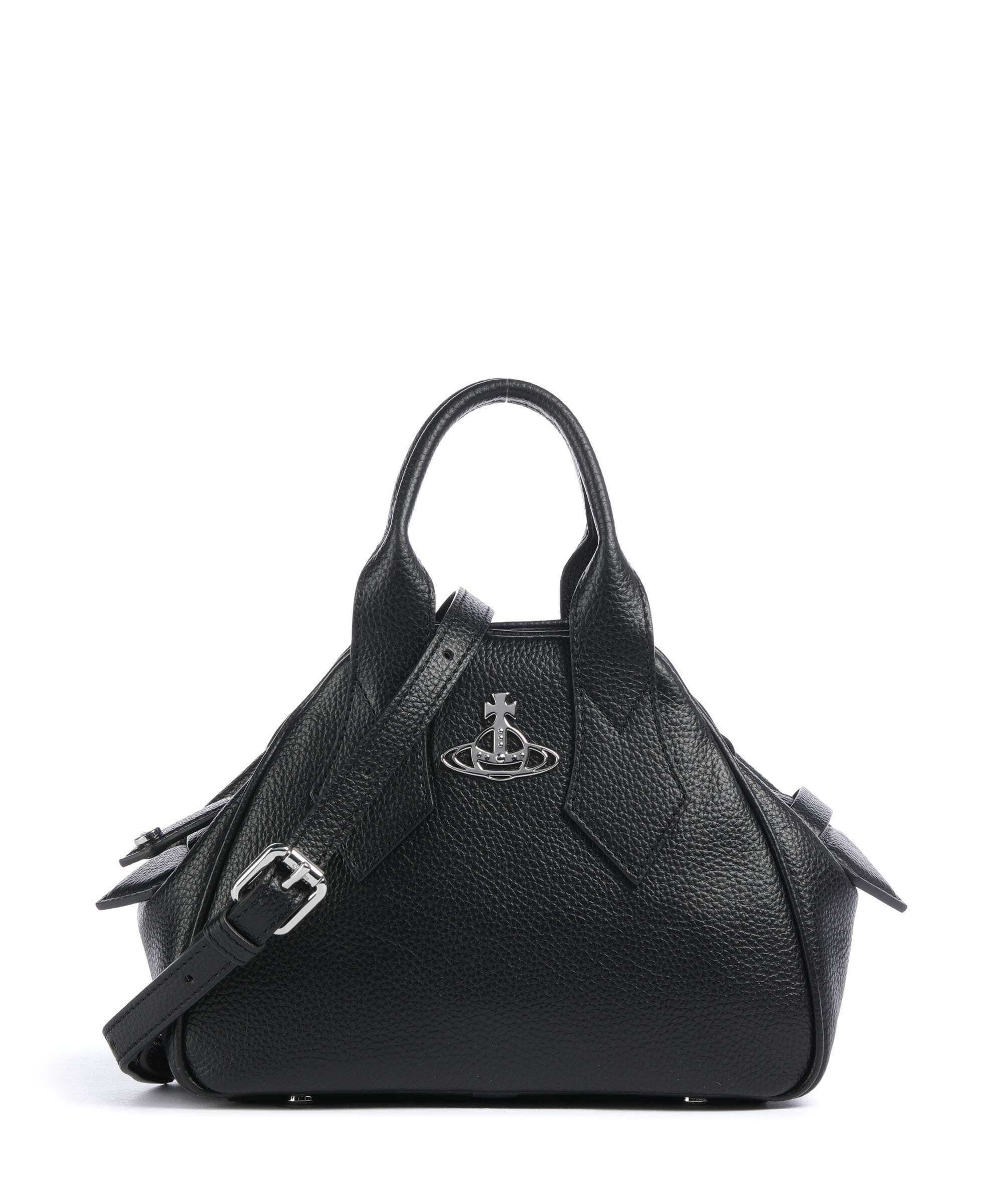 Vivienne Westwood Yasmine Grain Small Handbag polyurethane black