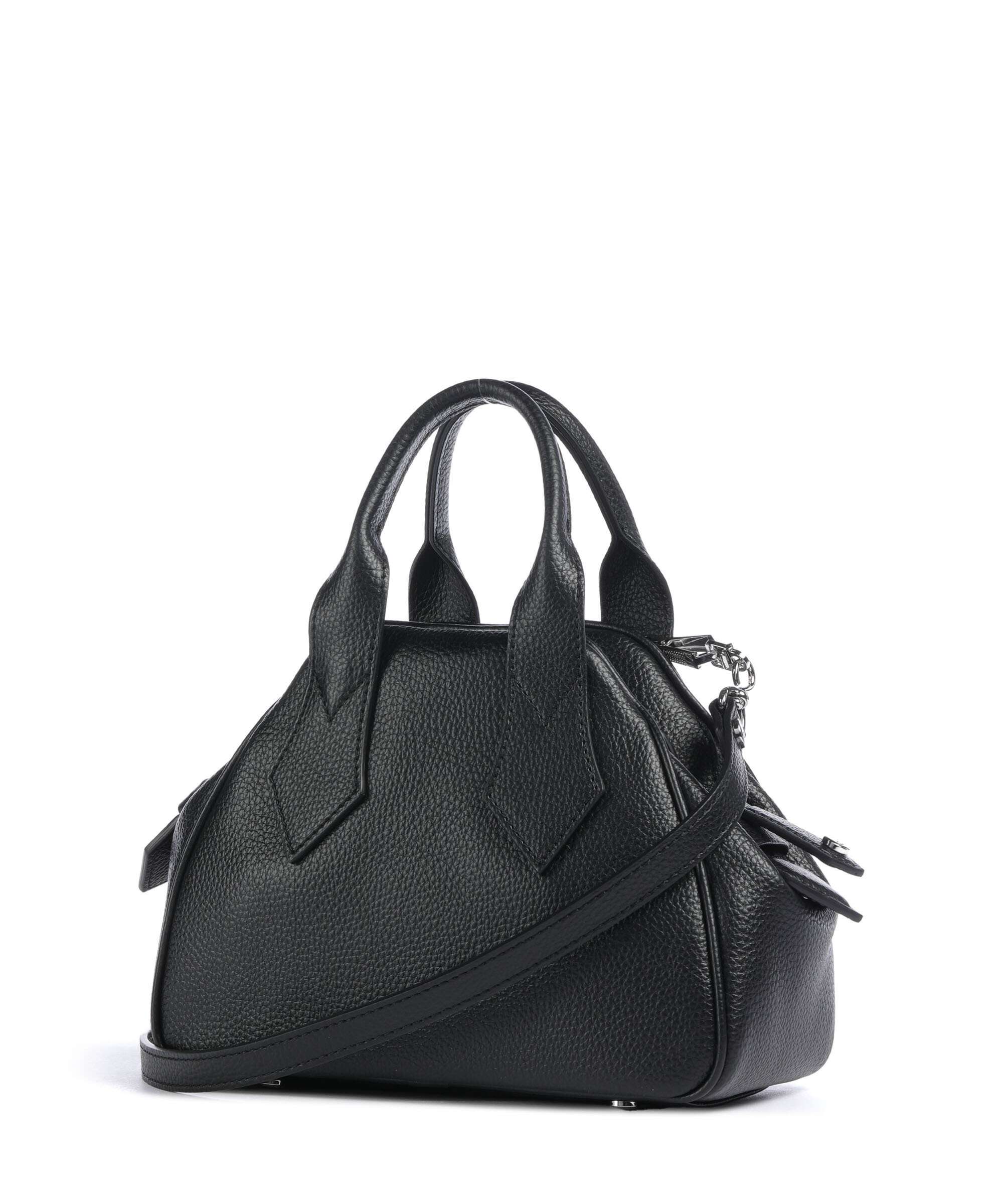 Vivienne Westwood Yasmine Grain Small Handbag polyurethane black