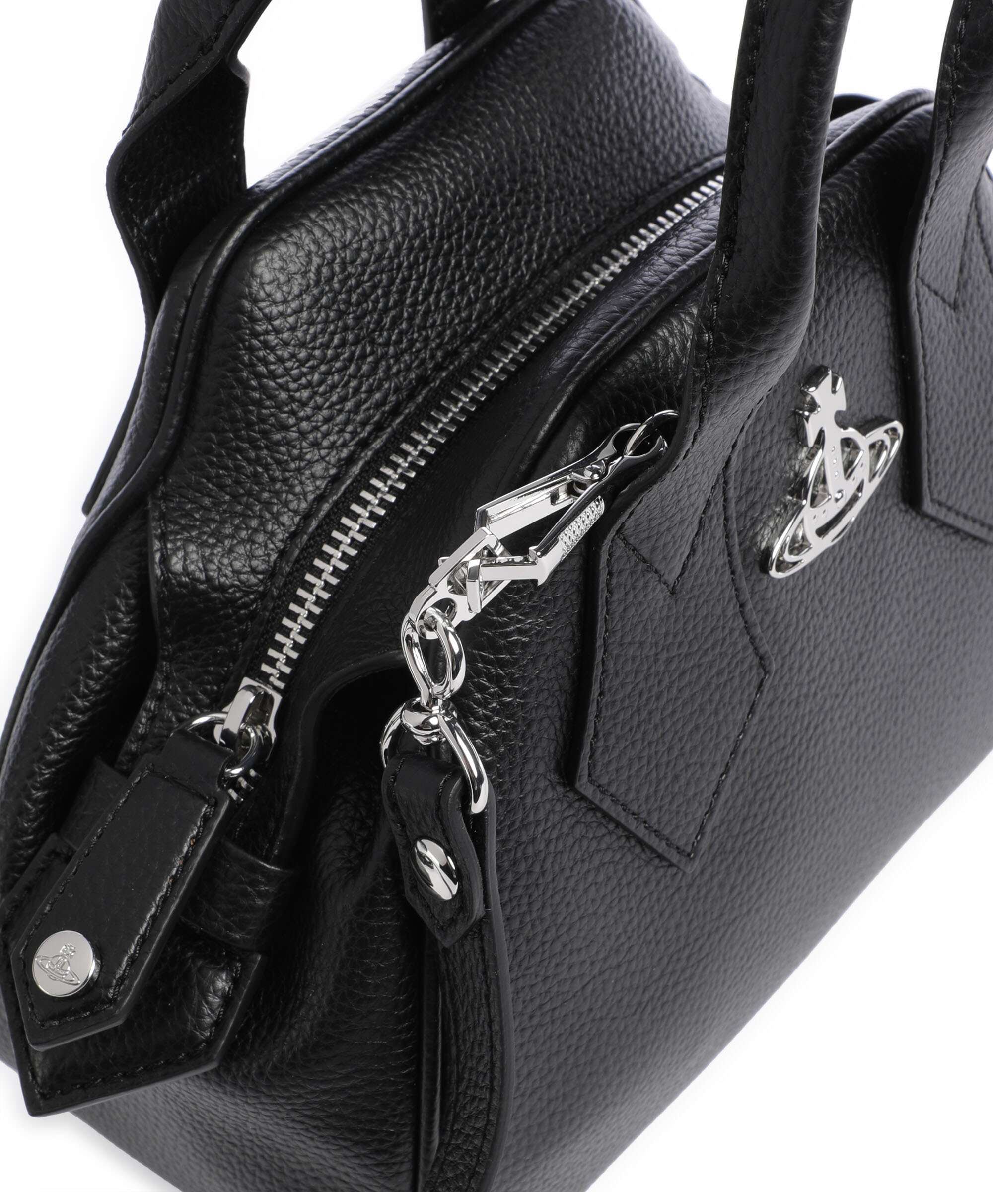 Vivienne Westwood Yasmine Grain Small Handbag polyurethane black