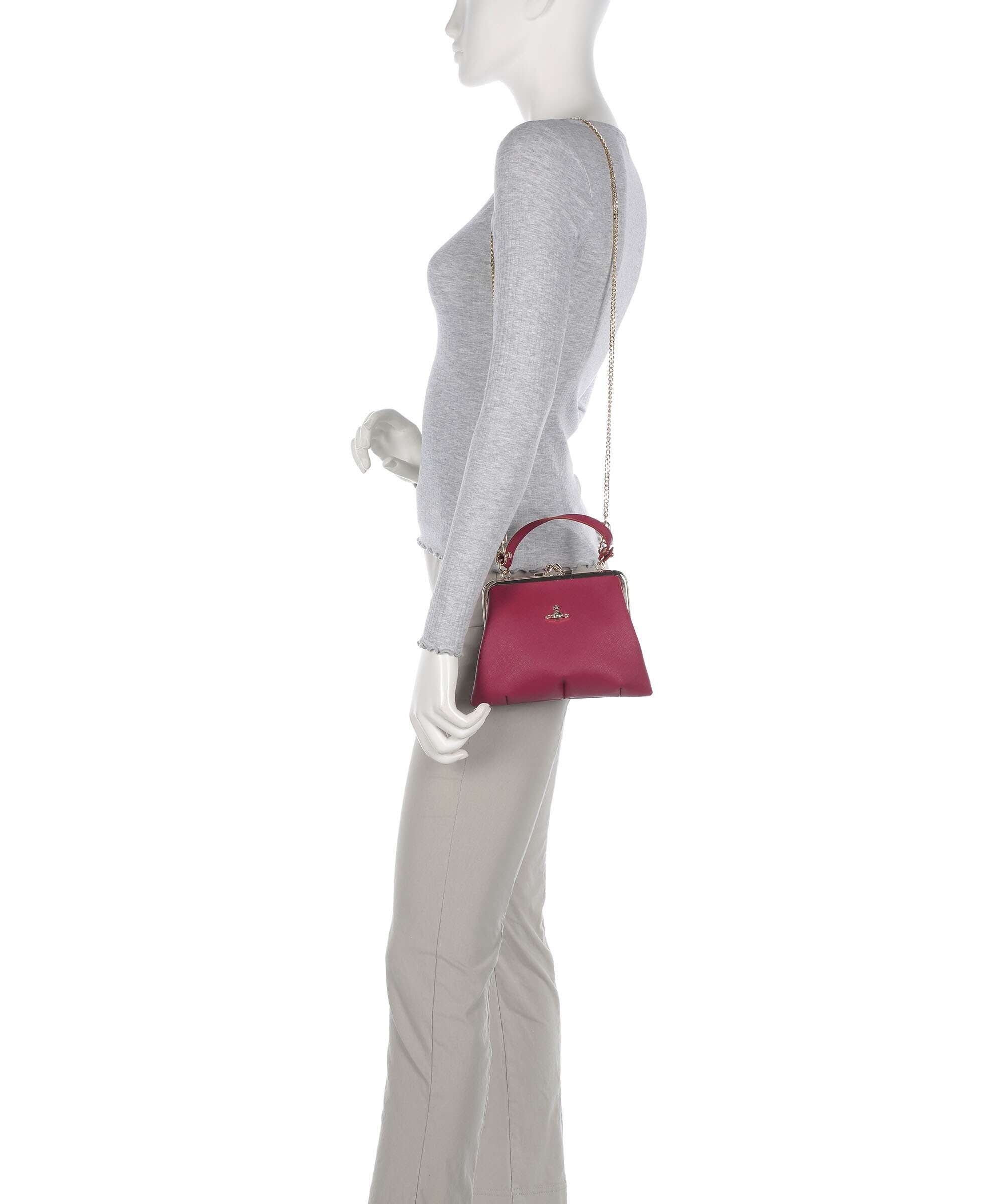 Vivienne Westwood Granny Frame Saffiano Crossbody bag imitation