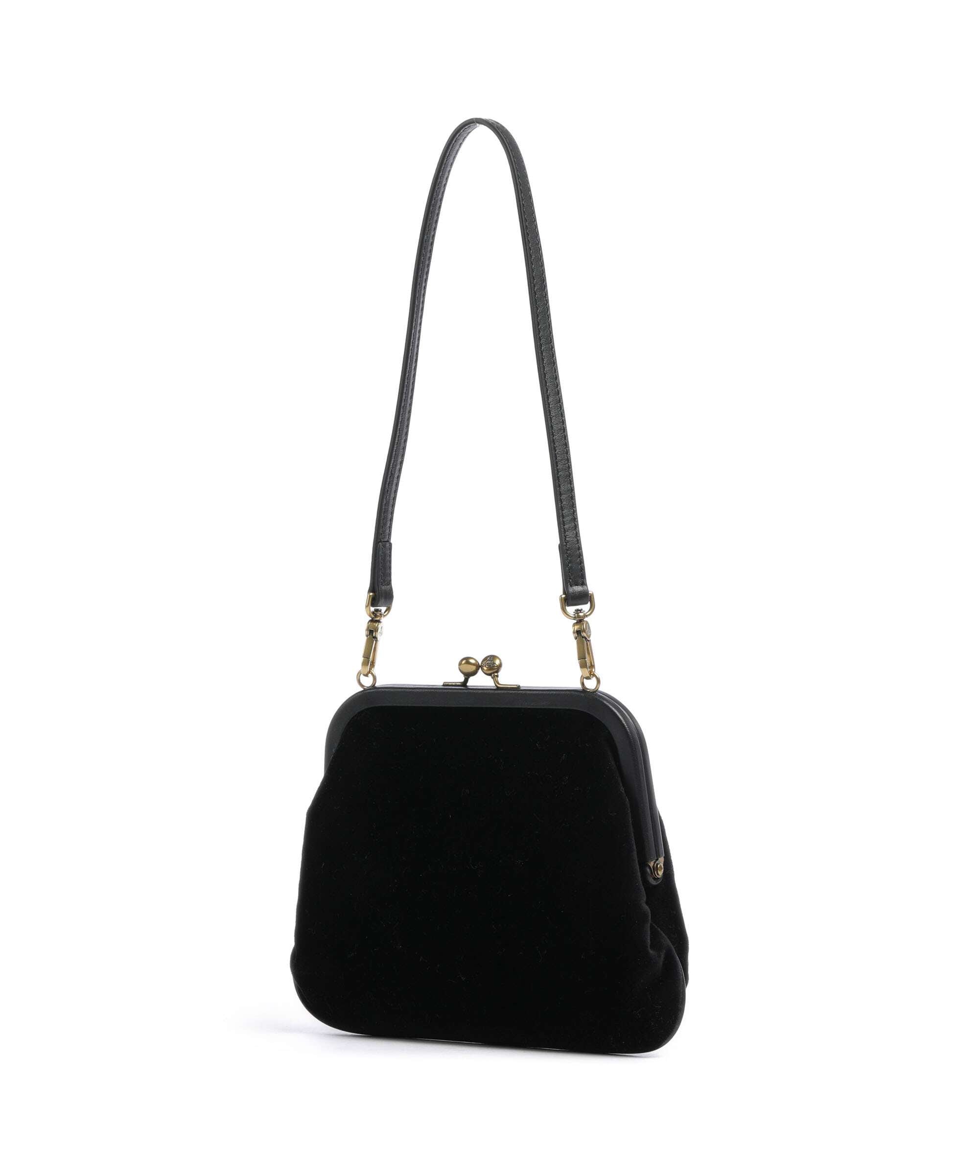 Vivienne Westwood Vivienne Velvet Shoulder bag black