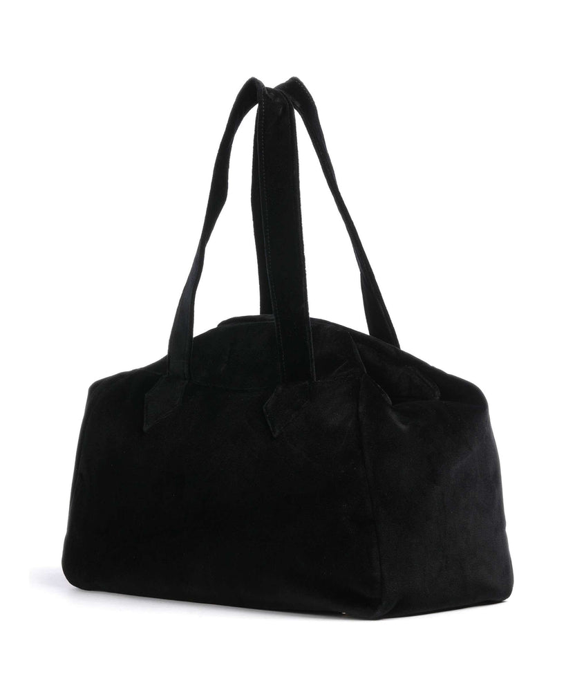 Vivienne Westwood Archive Velvet Large Tote bag black