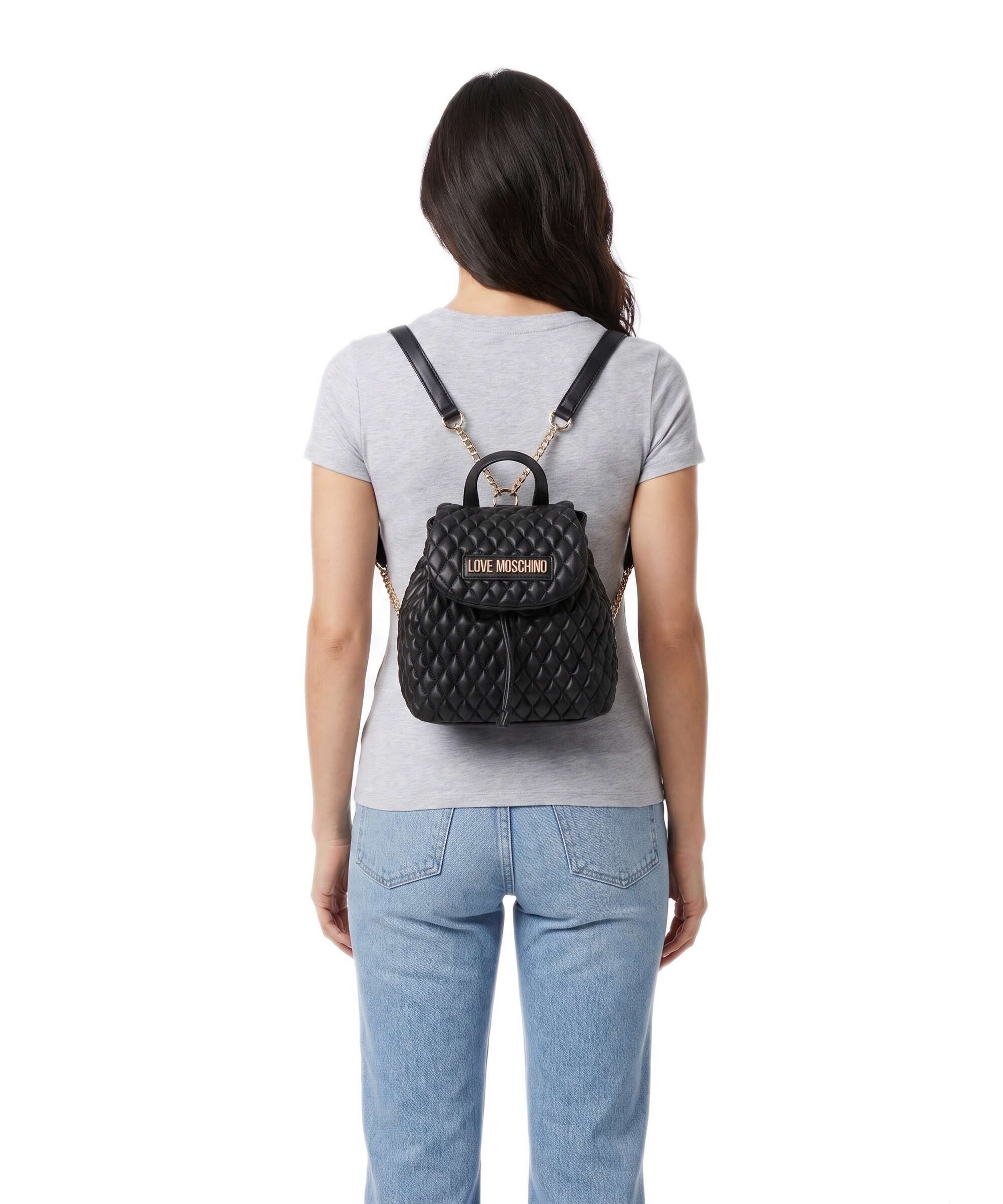 Love Moschino Bubbly Q Backpack nero