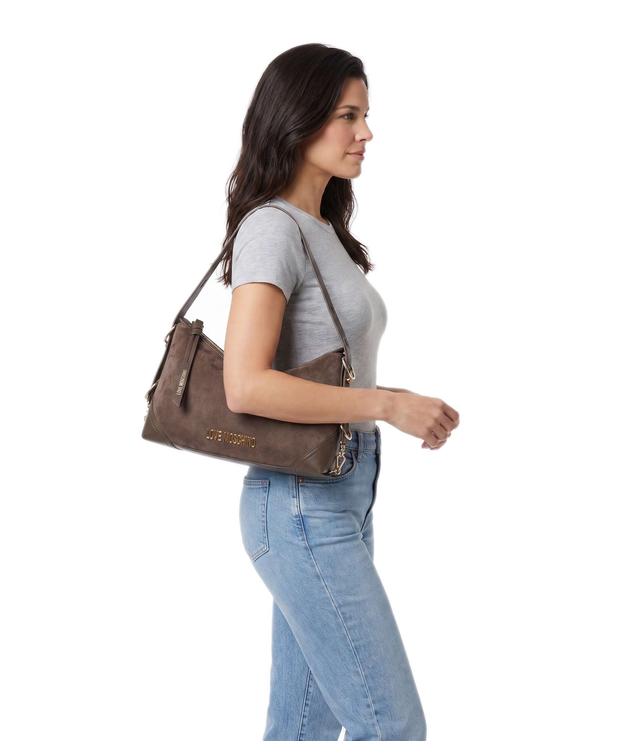 ポコ Love Moschino Signature Hobo bag polyester, imitation leather